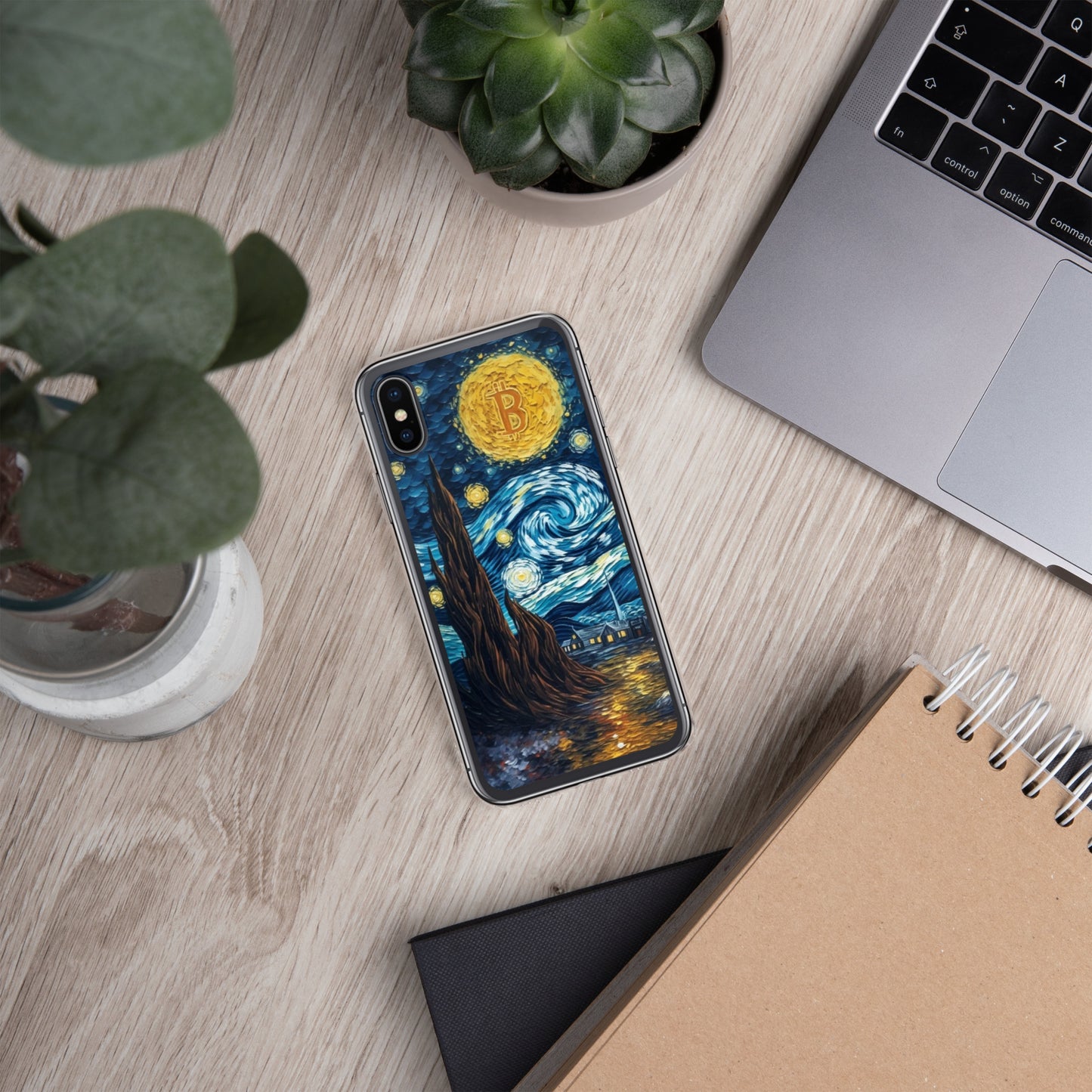 Capa para iPhone® A Noite Bitcoinizada