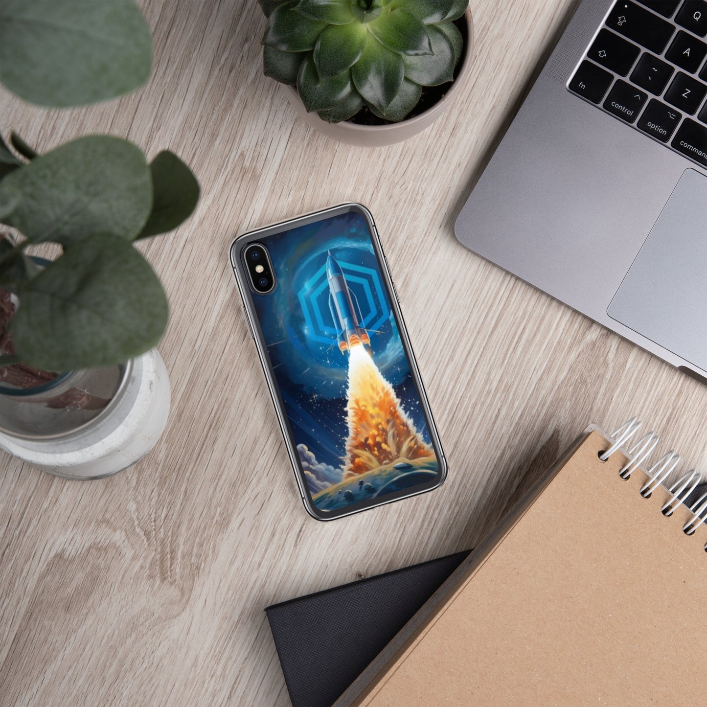 Capa para iPhone® Chainlink o Google do Universo Cripto