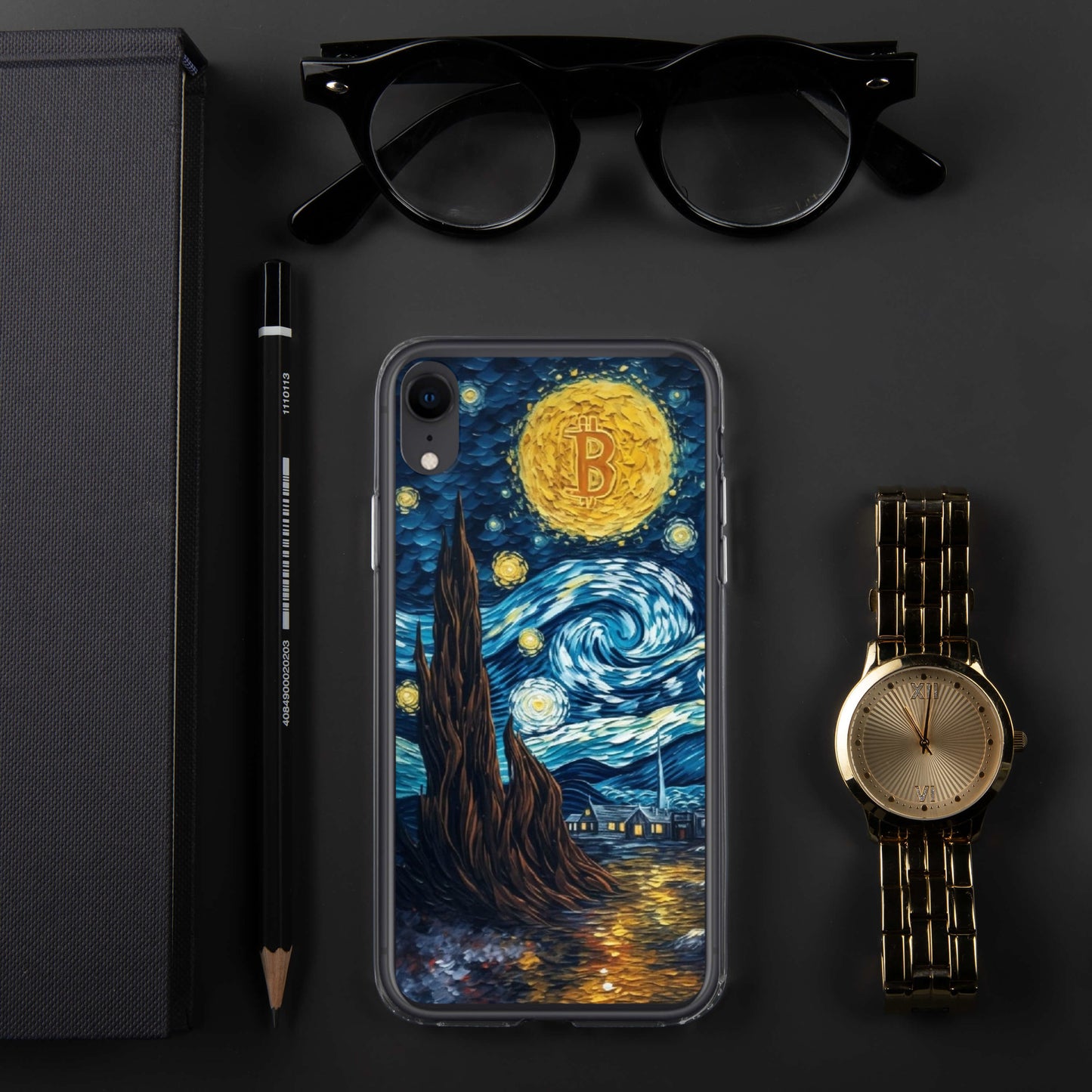 Capa para iPhone® A Noite Bitcoinizada