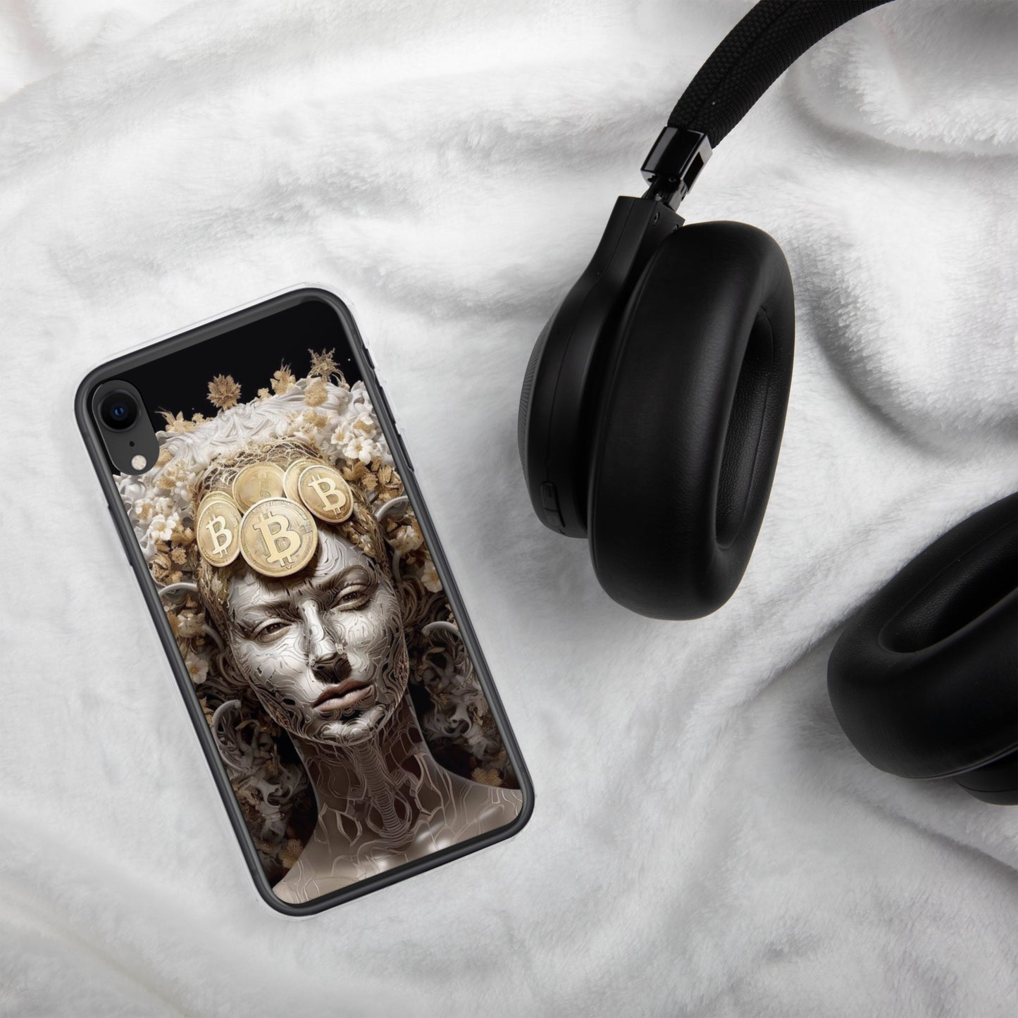Capa para iPhone® Bitcoin A Deusa das Criptos