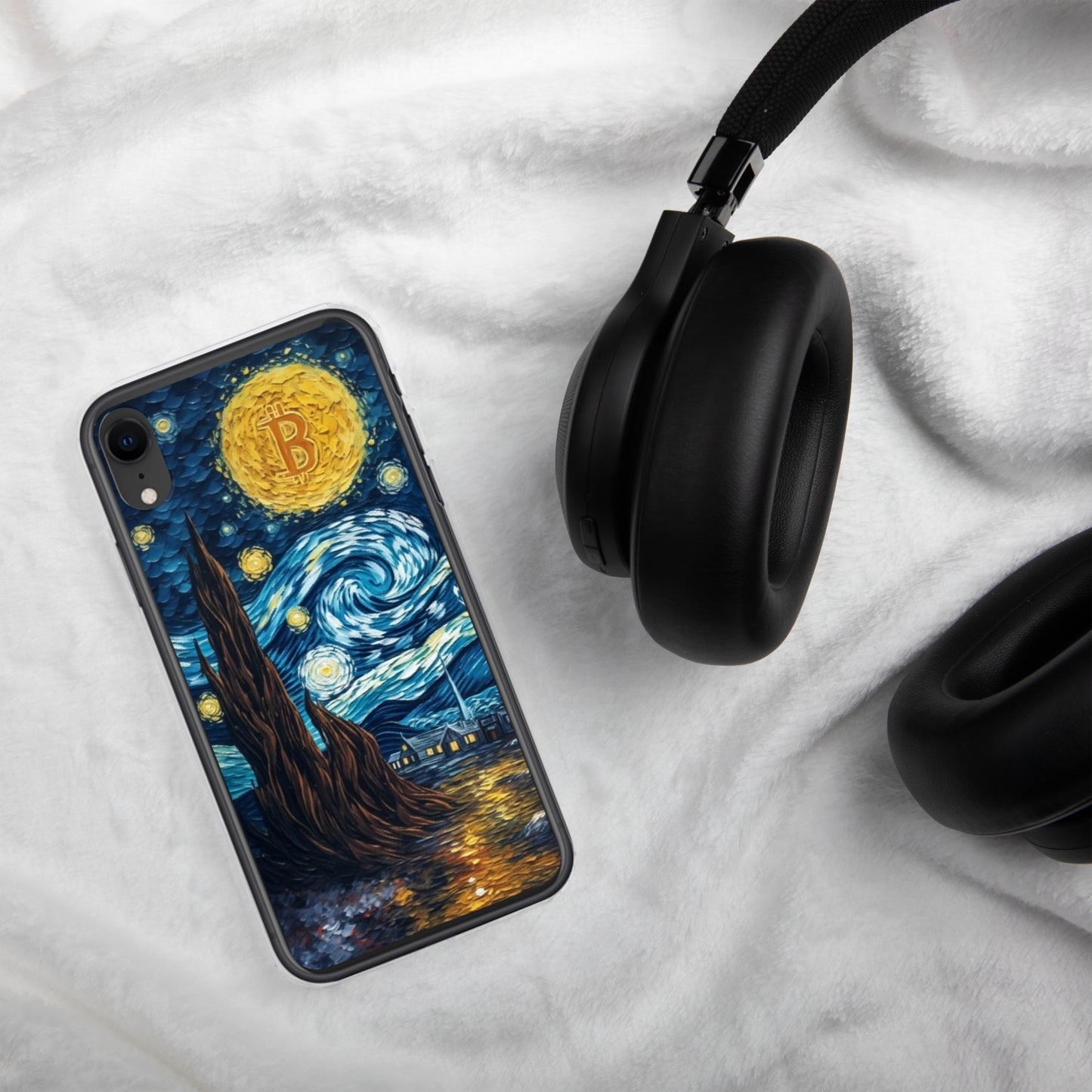 Capa para iPhone® A Noite Bitcoinizada