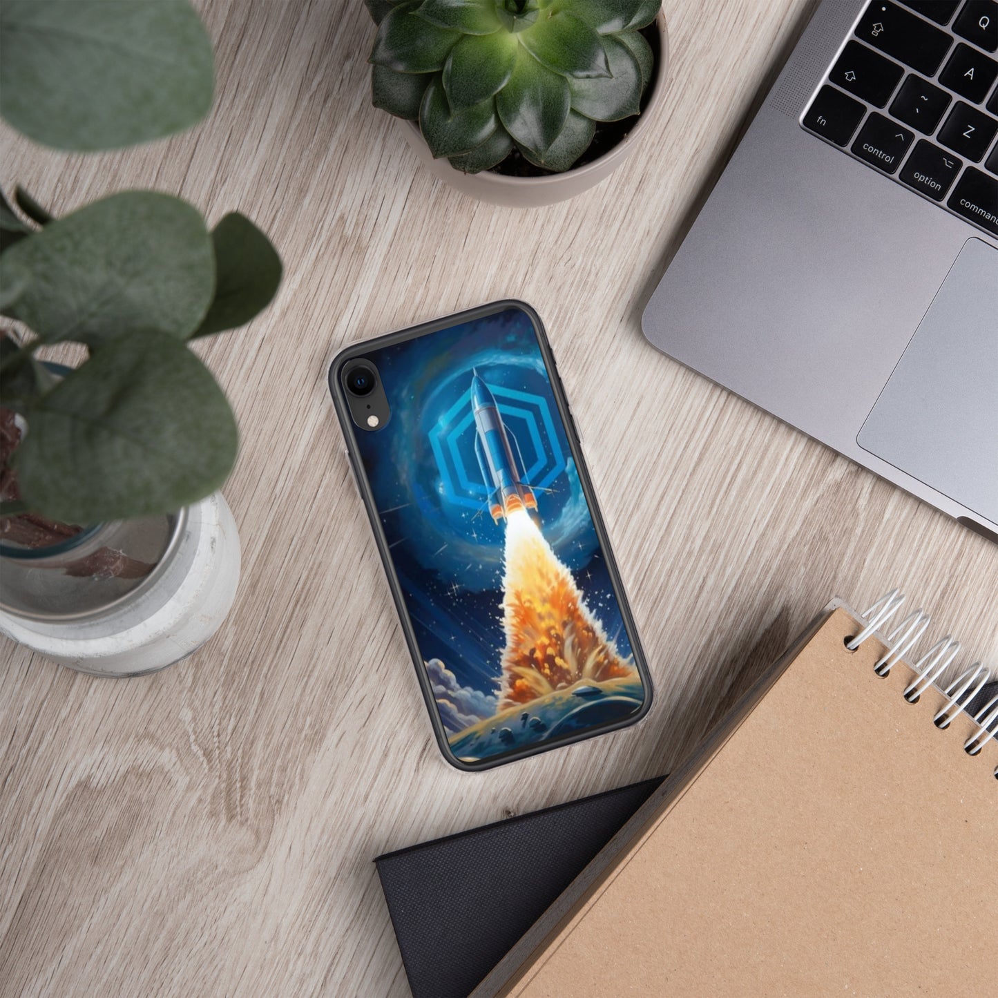 Capa para iPhone® Chainlink o Google do Universo Cripto