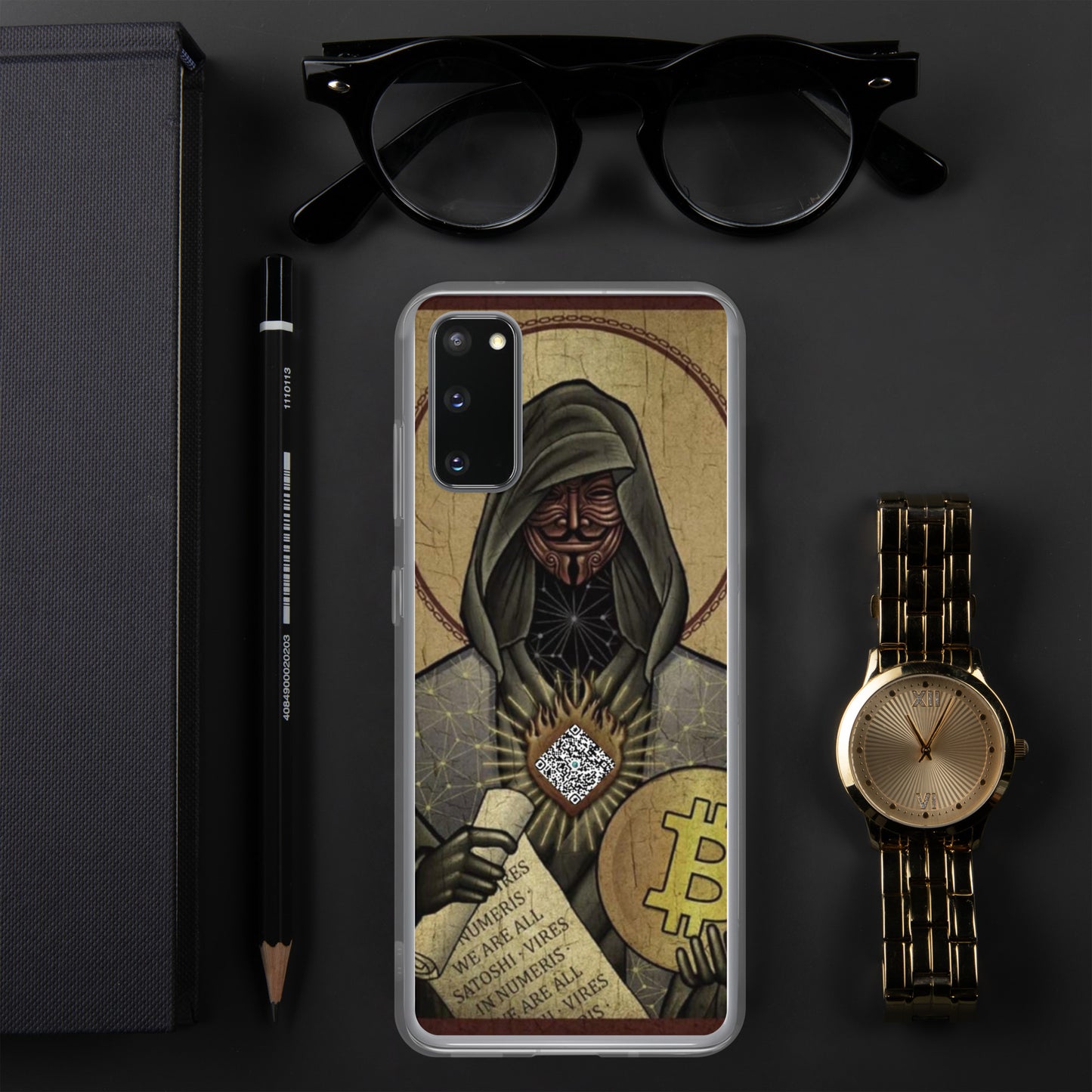Capa para Samsung® Satoshi Nakamoto é o Bitcoin