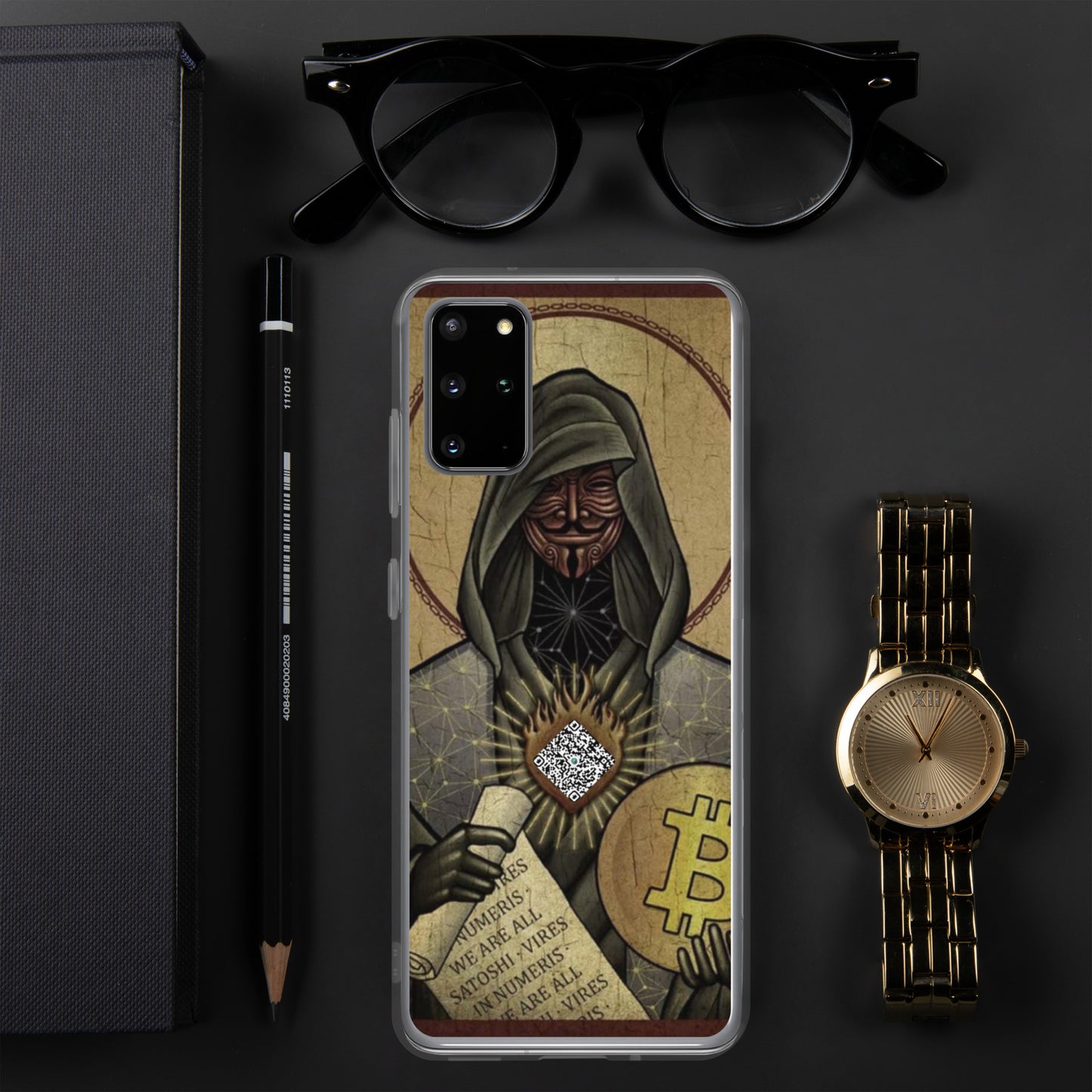 Capa para Samsung® Satoshi Nakamoto é o Bitcoin