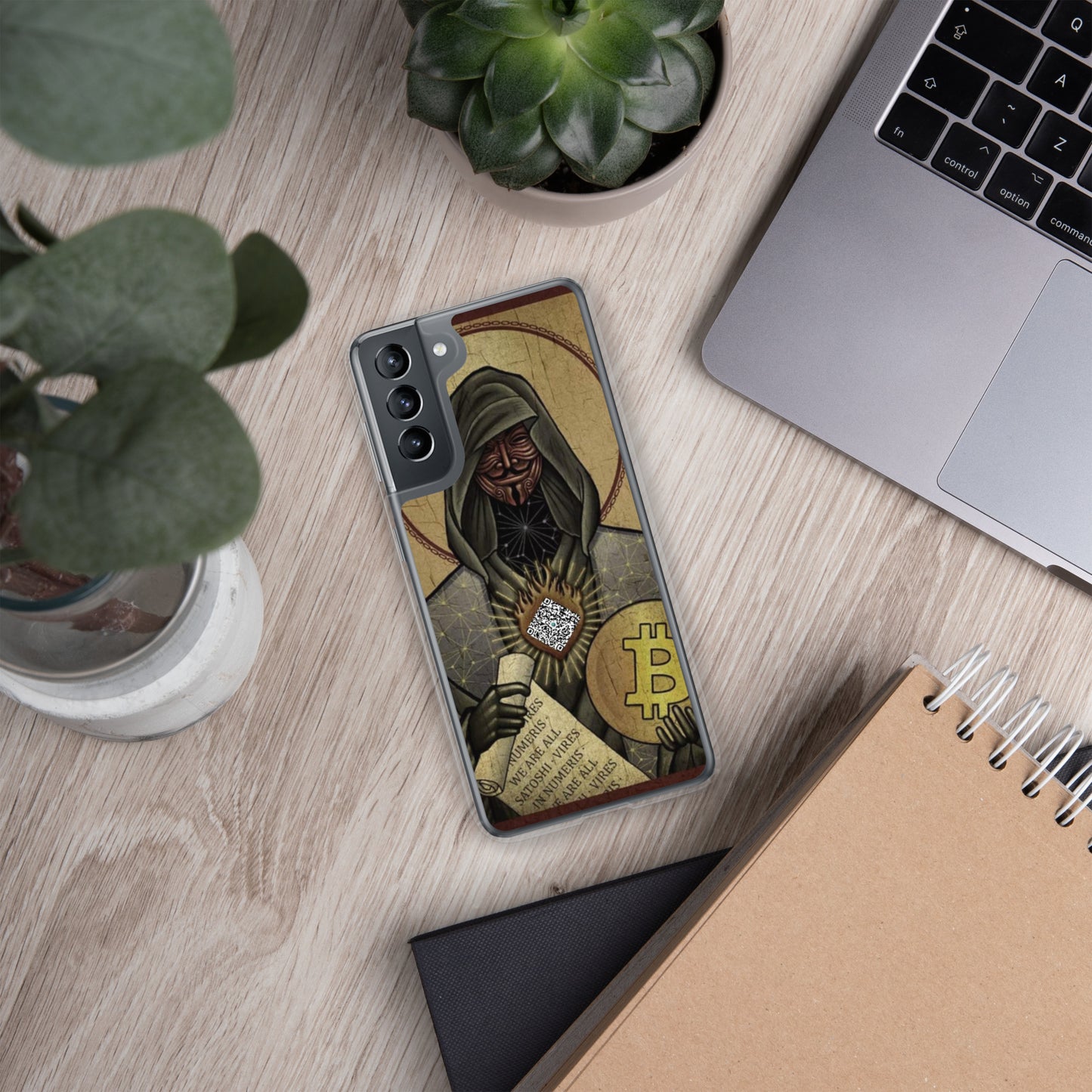 Capa para Samsung® Satoshi Nakamoto é o Bitcoin