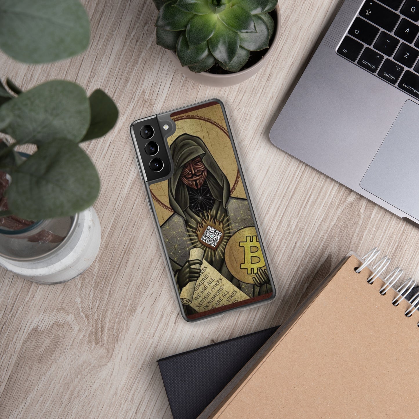 Capa para Samsung® Satoshi Nakamoto é o Bitcoin