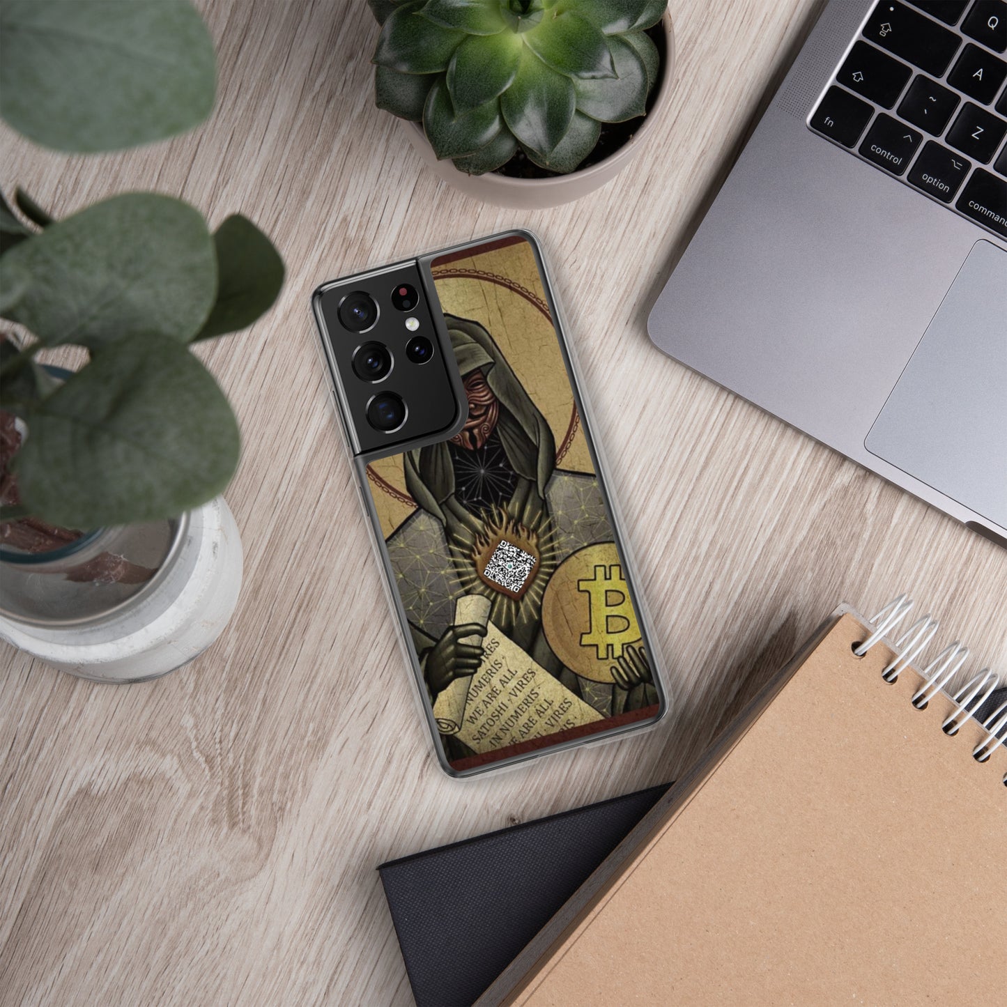 Capa para Samsung® Satoshi Nakamoto é o Bitcoin