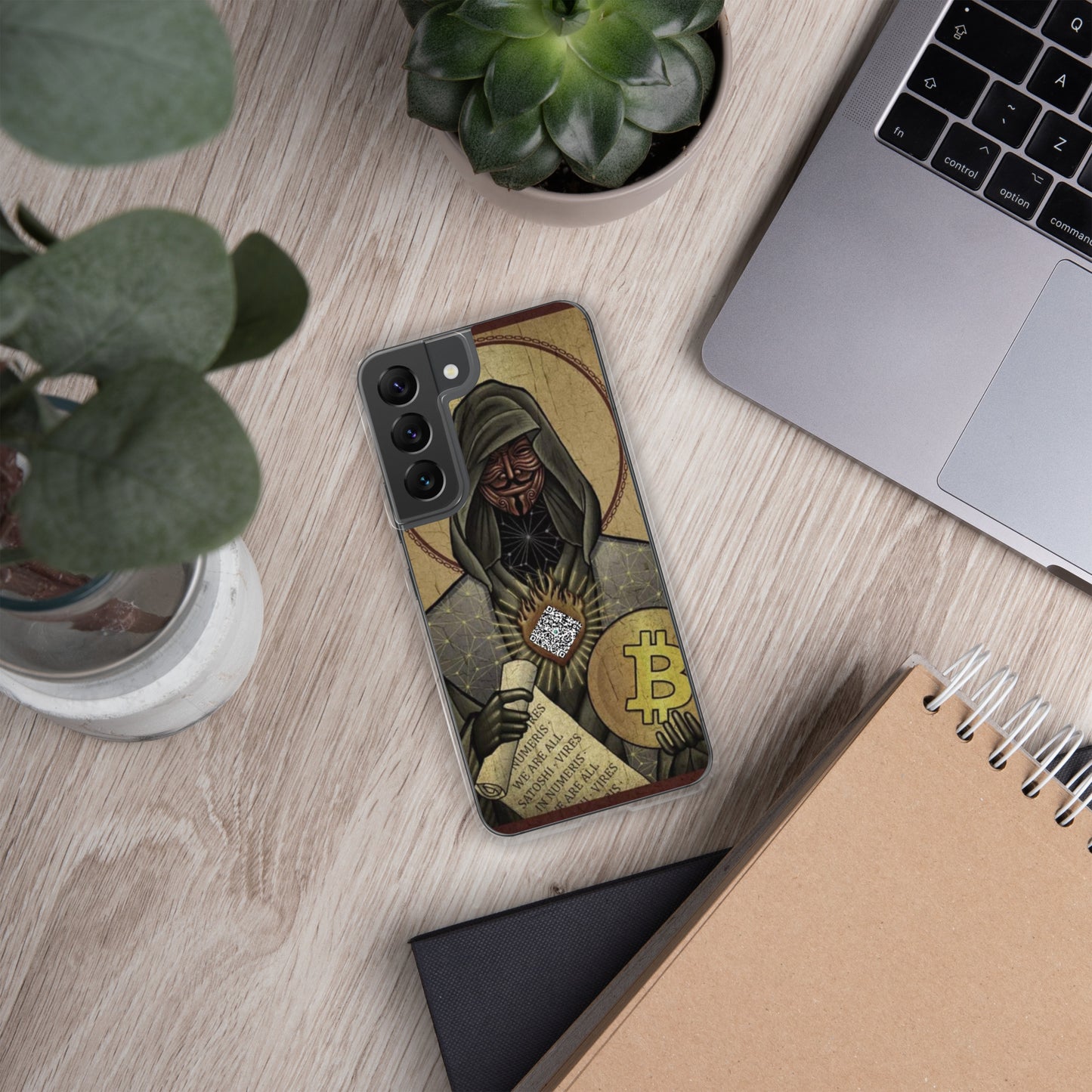 Capa para Samsung® Satoshi Nakamoto é o Bitcoin