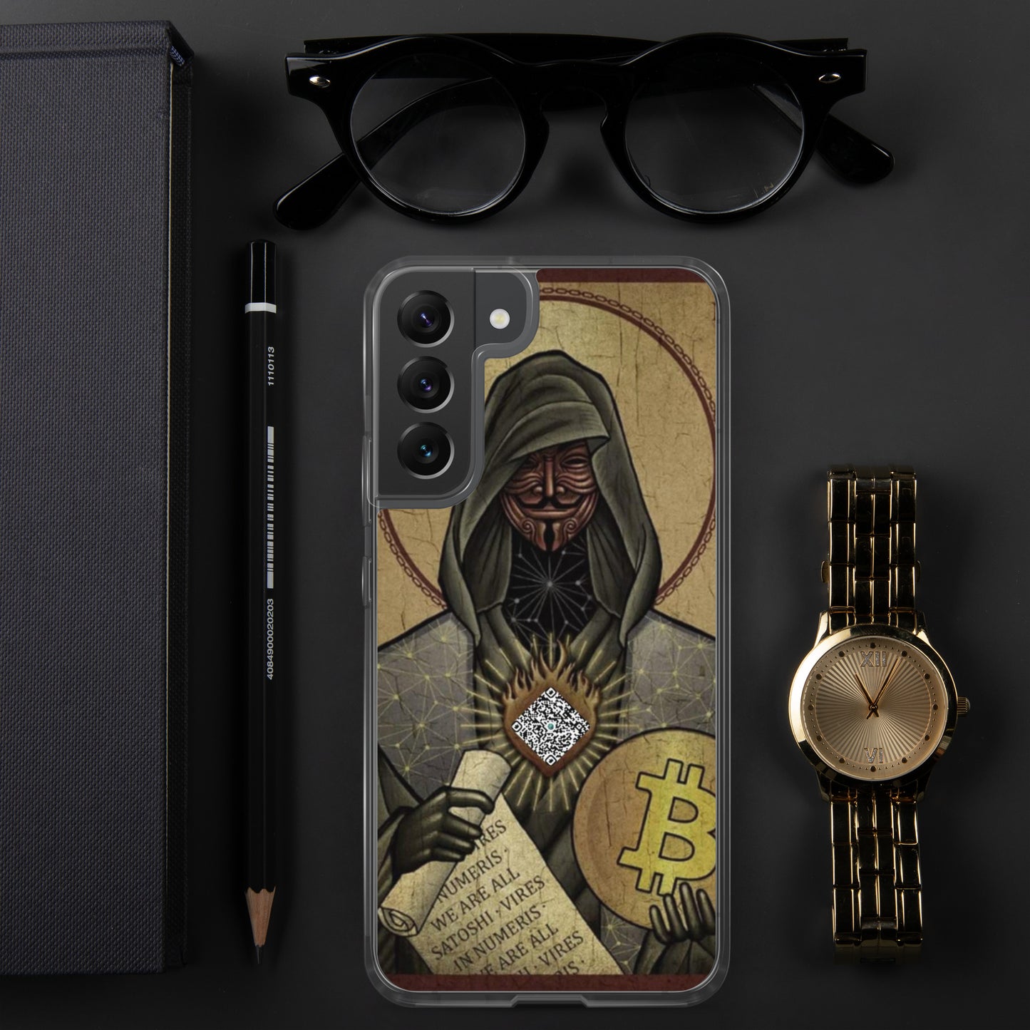 Capa para Samsung® Satoshi Nakamoto é o Bitcoin
