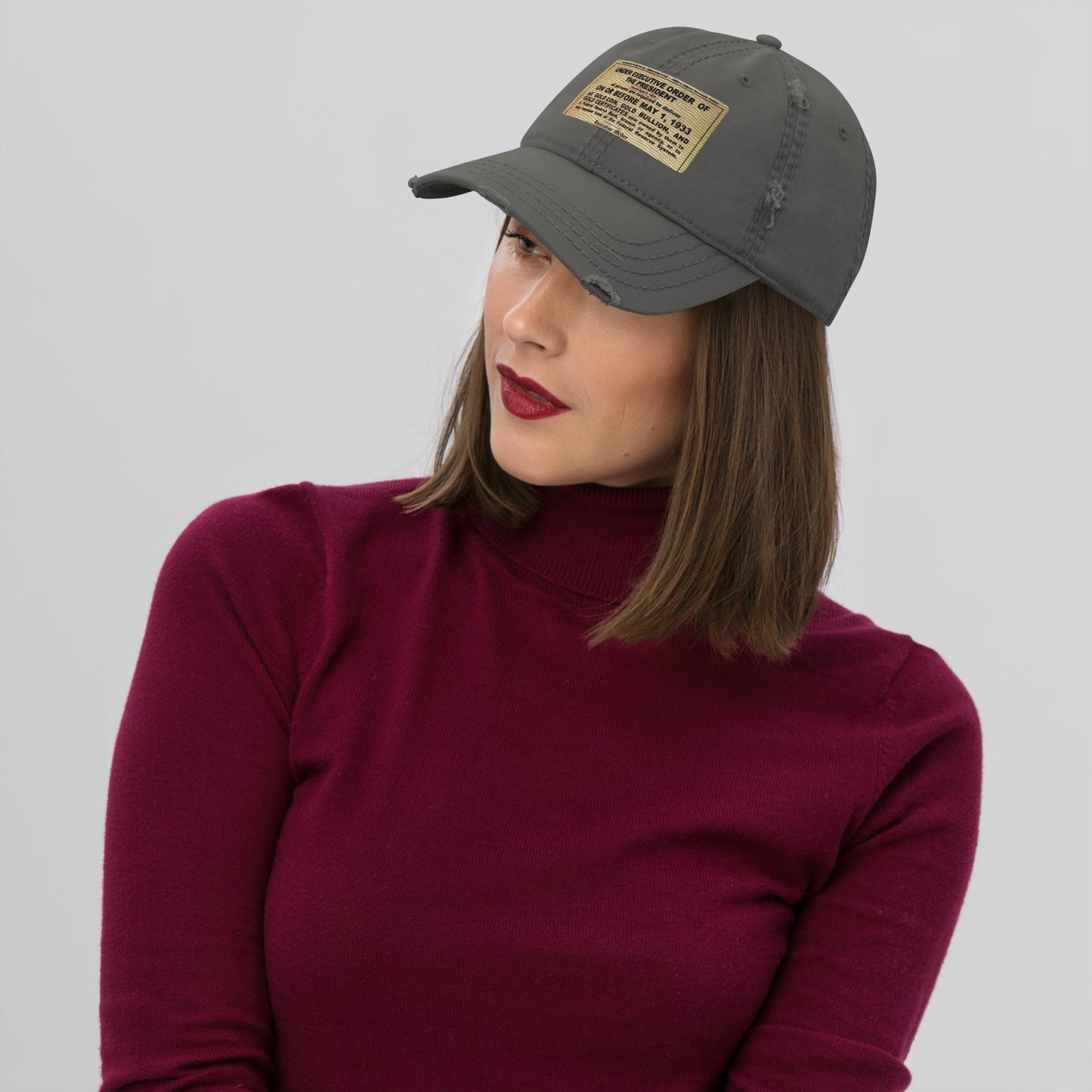 Boné Dad Hat Desgastado Repetindo 1933