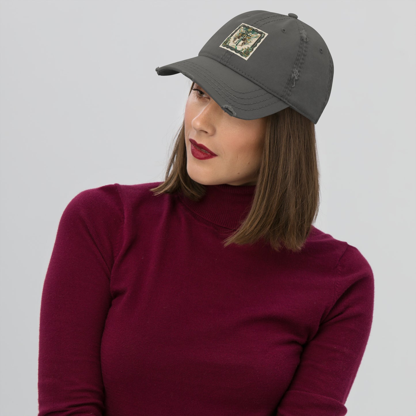 Boné Dad Hat Desgastado Certificado Liberdade BTC