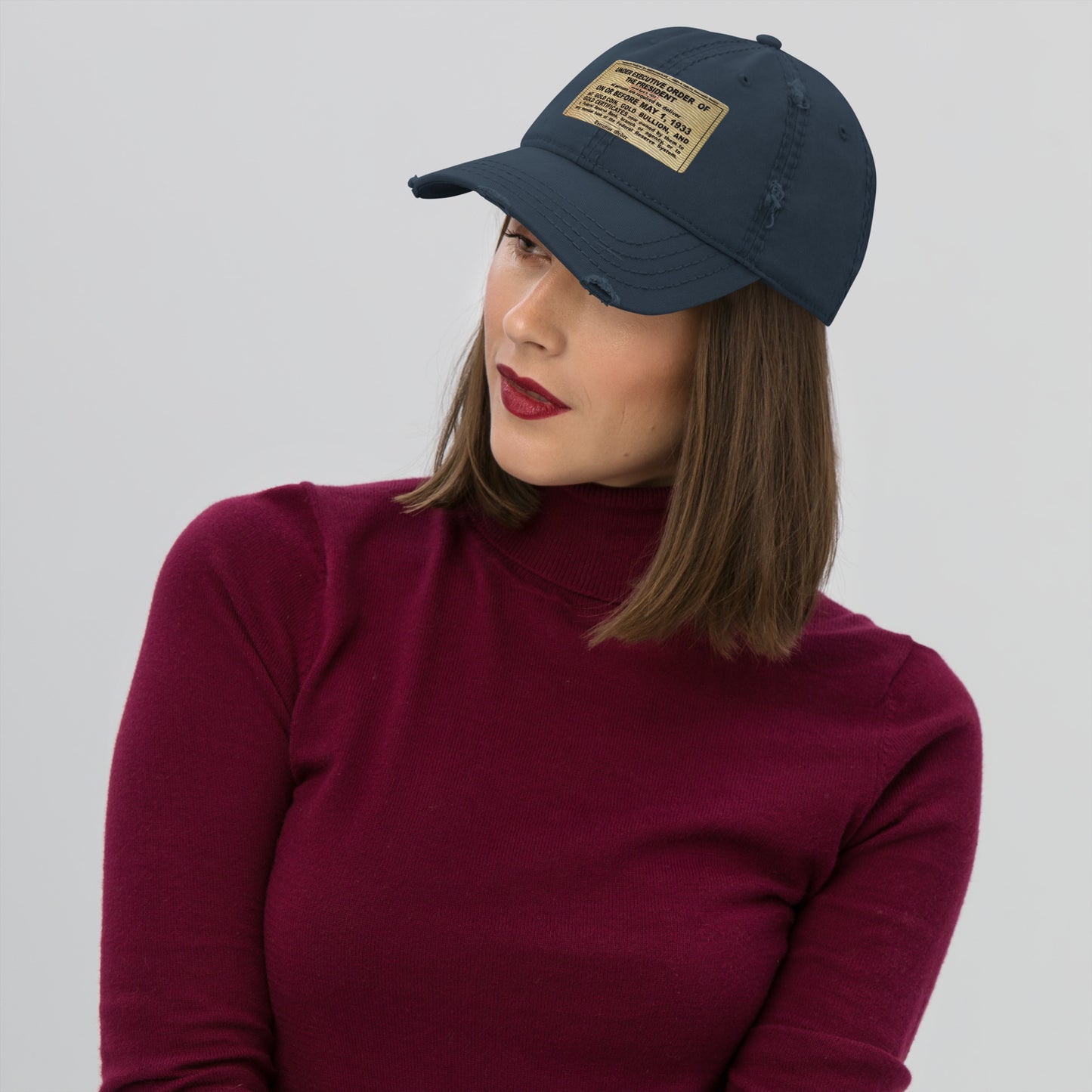 Boné Dad Hat Desgastado Repetindo 1933