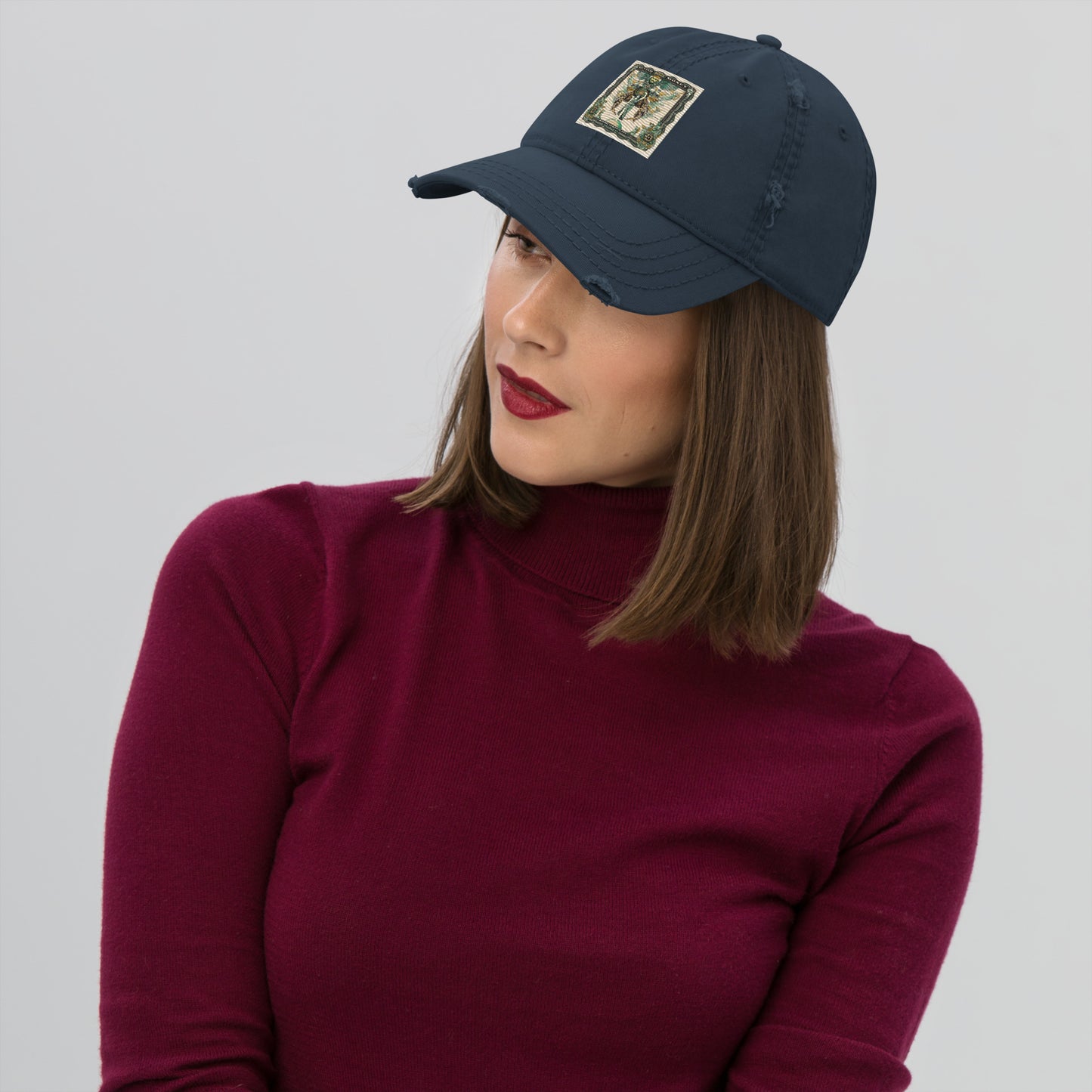Boné Dad Hat Desgastado Certificado Liberdade BTC