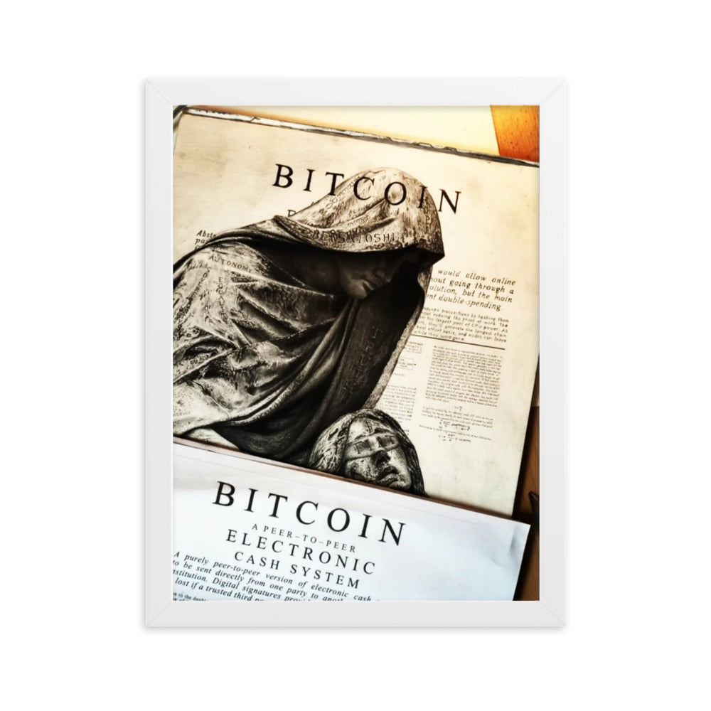 Framed Poster How rare is a Satoshi?
