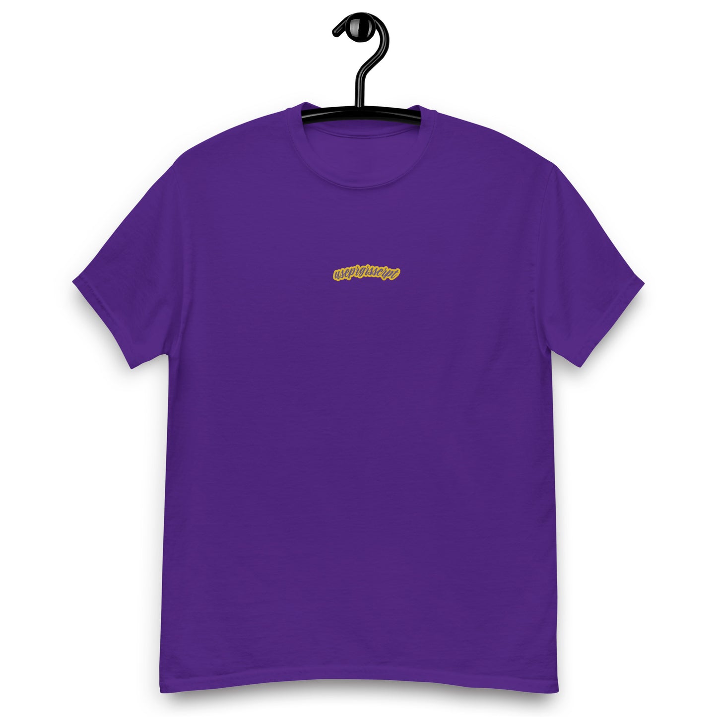 useprgrsscrpt embroidered shirt