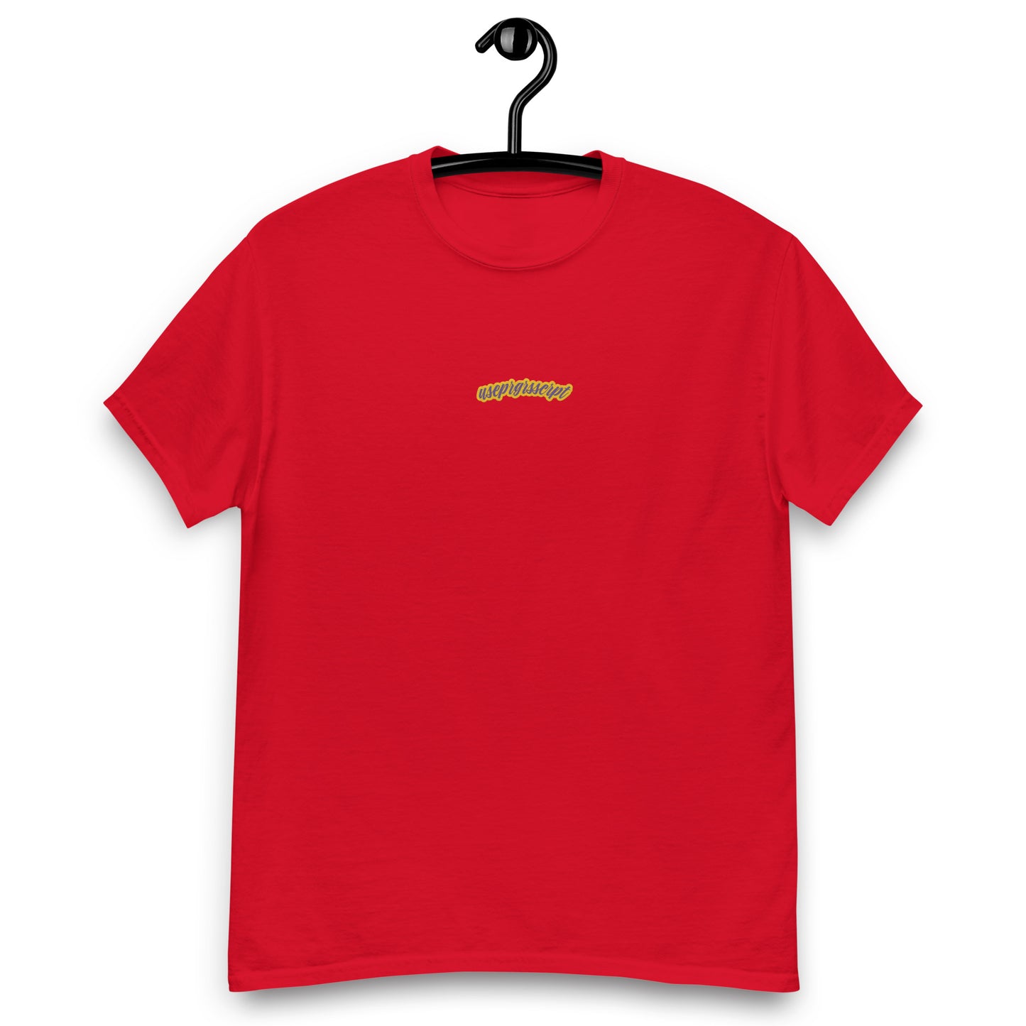 useprgrsscrpt embroidered shirt