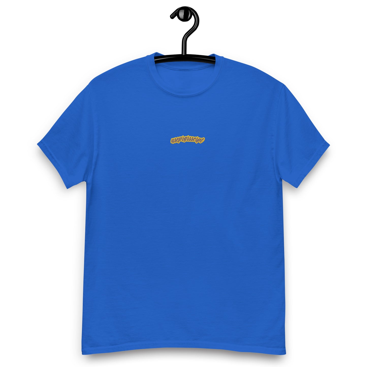 useprgrsscrpt embroidered shirt