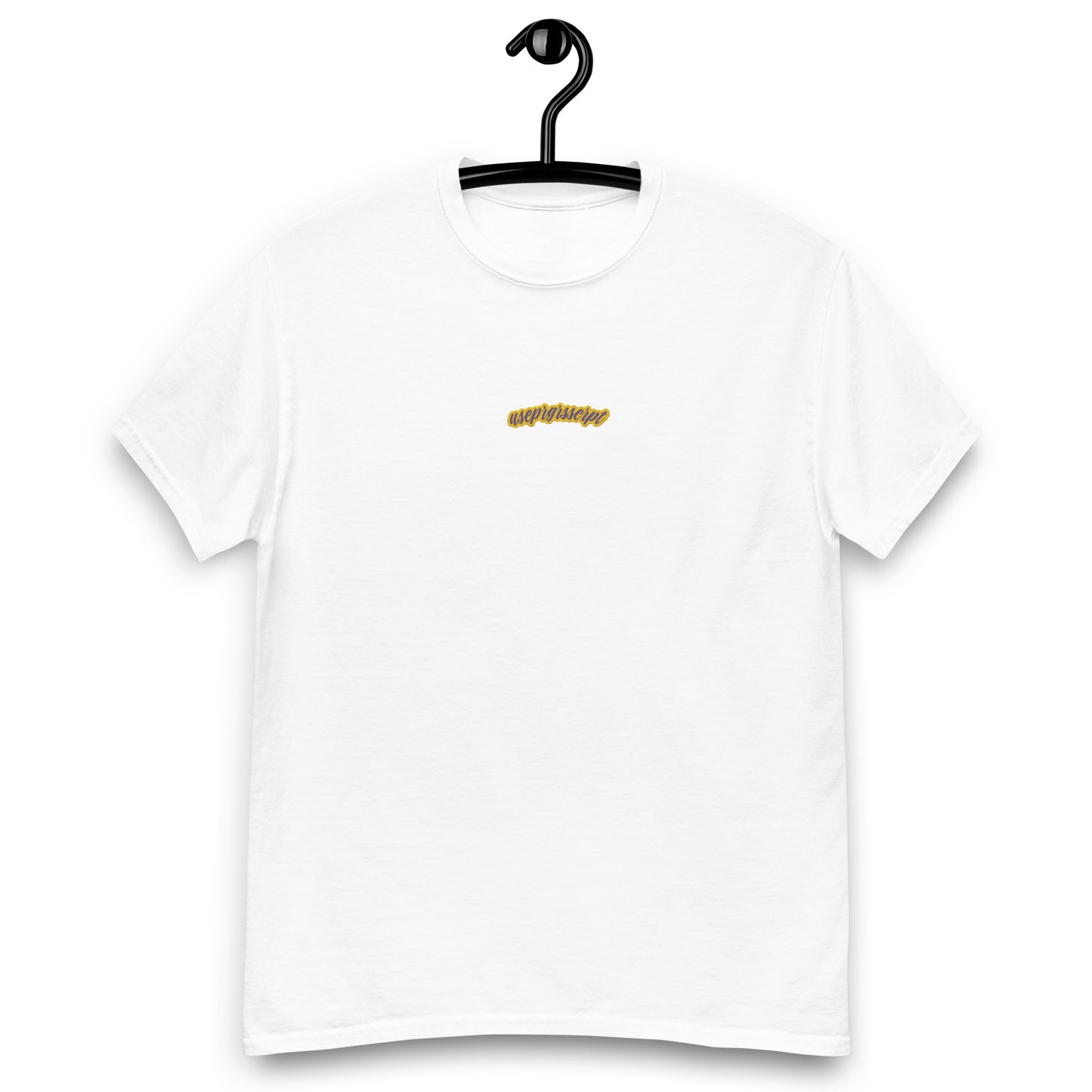 useprgrsscrpt embroidered shirt