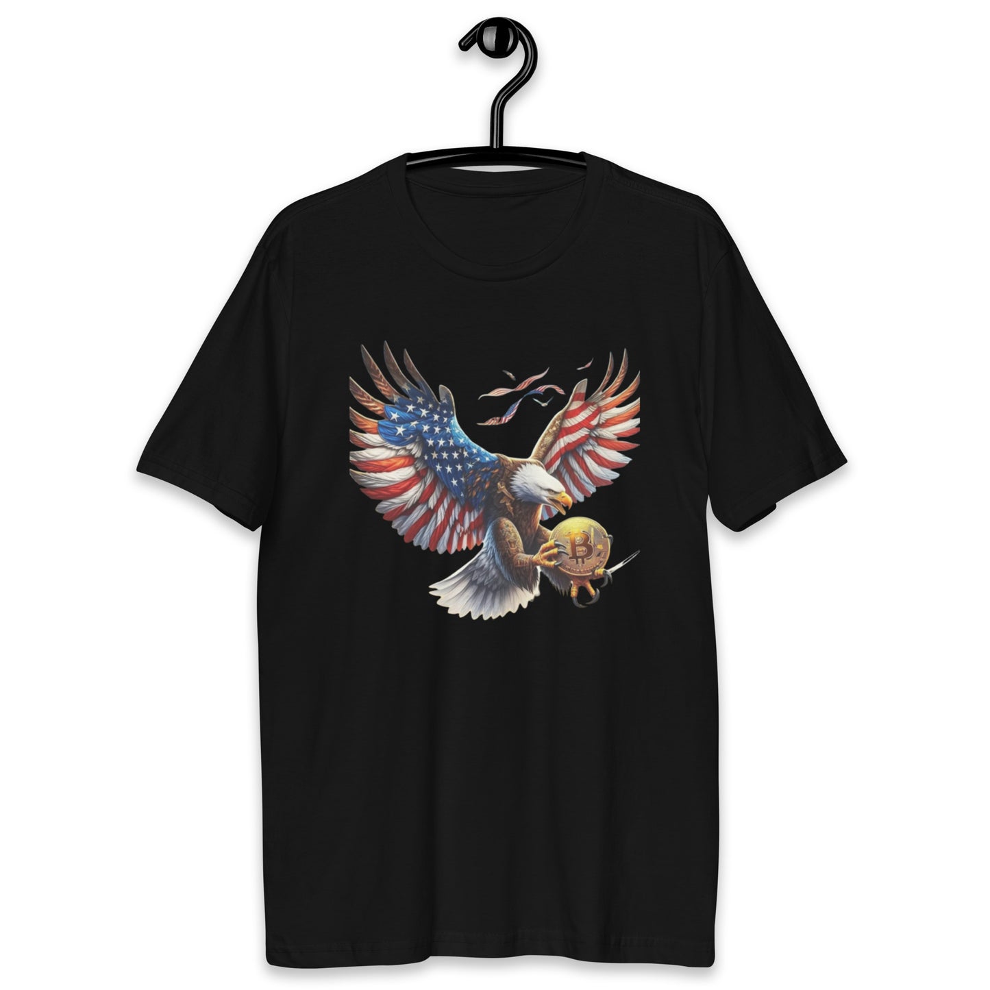 Camiseta Bitcoin Interesse Americano