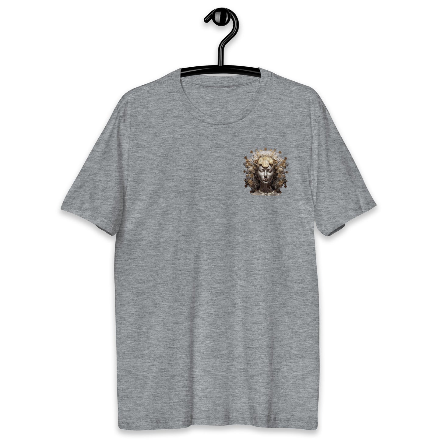 Camiseta use Bitcoin A Deusa das Criptos
