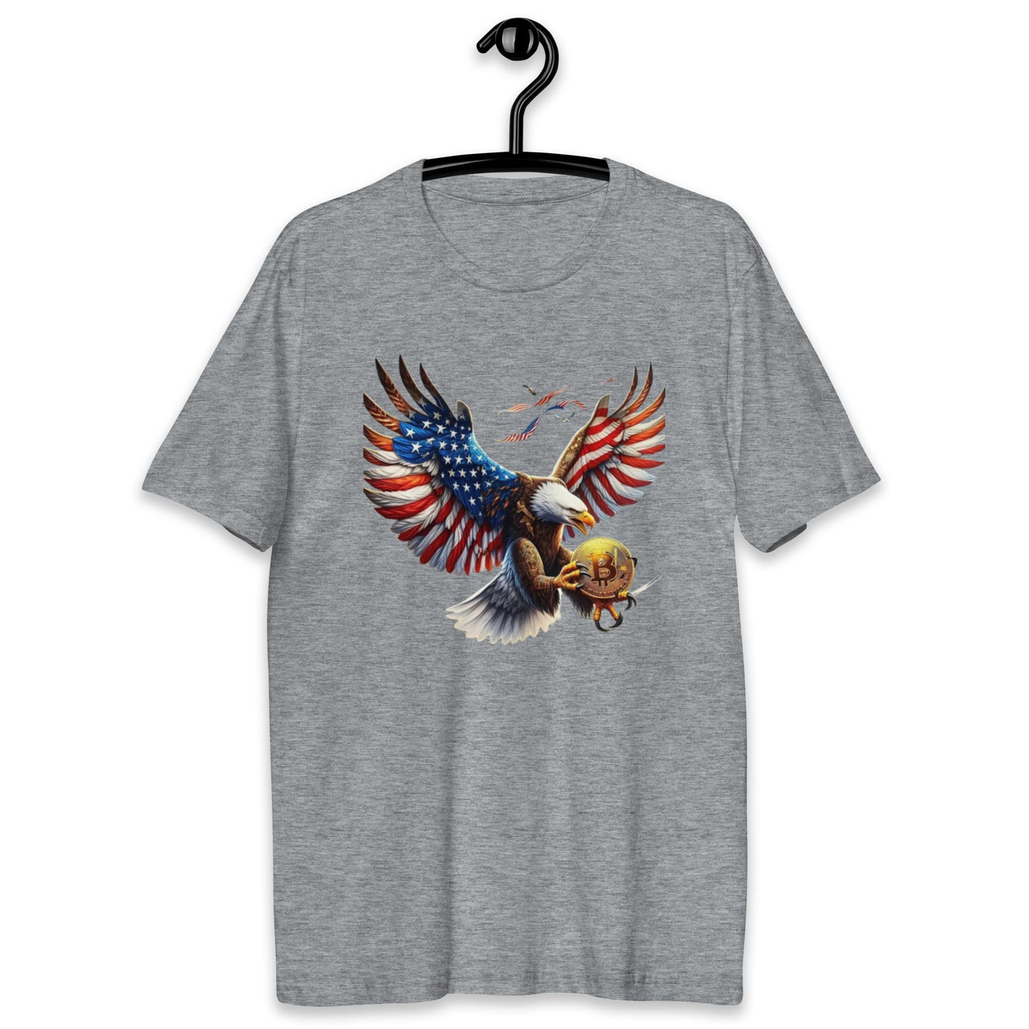 Camiseta Bitcoin Interesse Americano