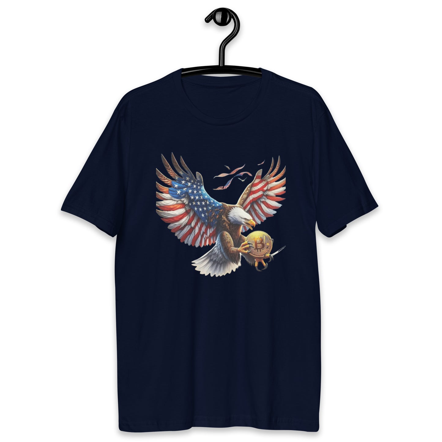 Camiseta Bitcoin Interesse Americano