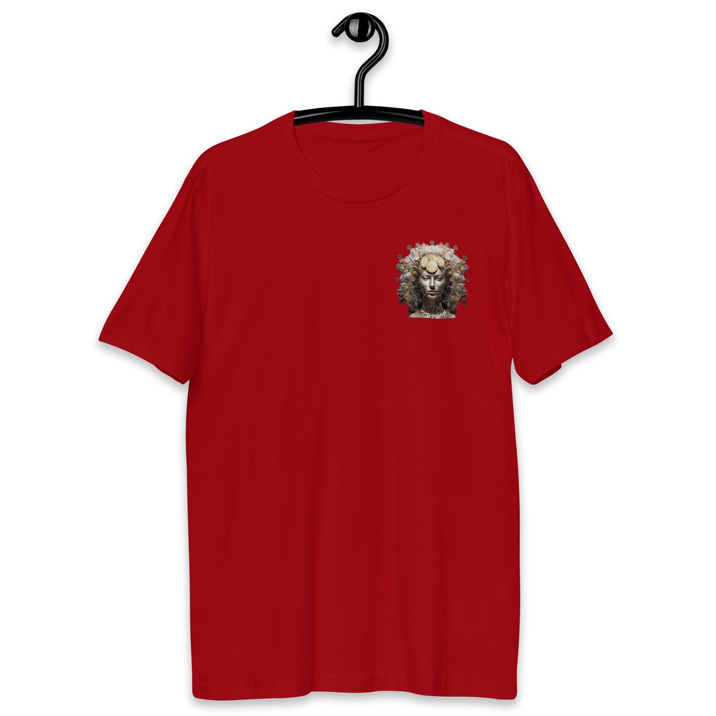 Camiseta use Bitcoin A Deusa das Criptos