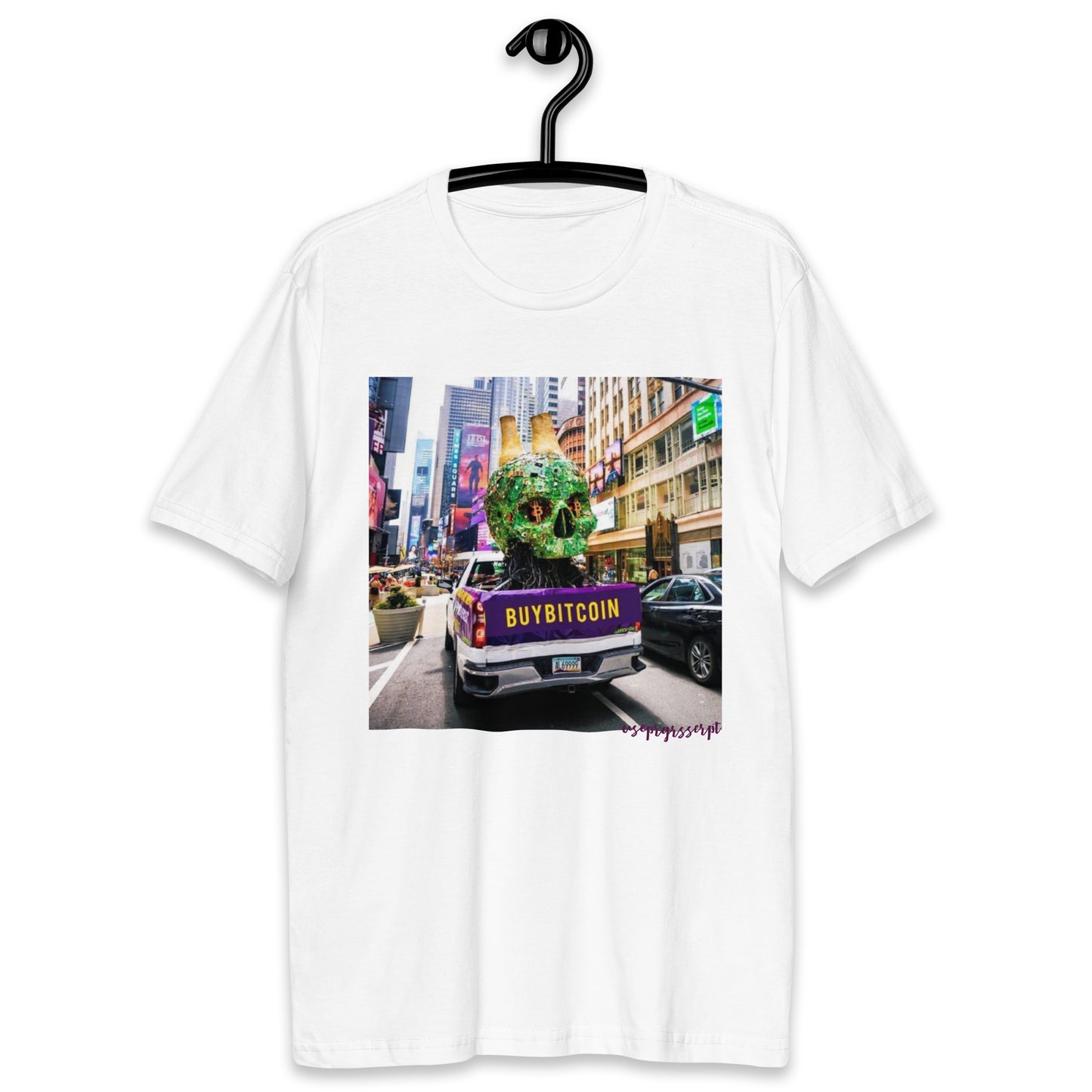 Camiseta Não siga os hipócritas Compre Bitcoin