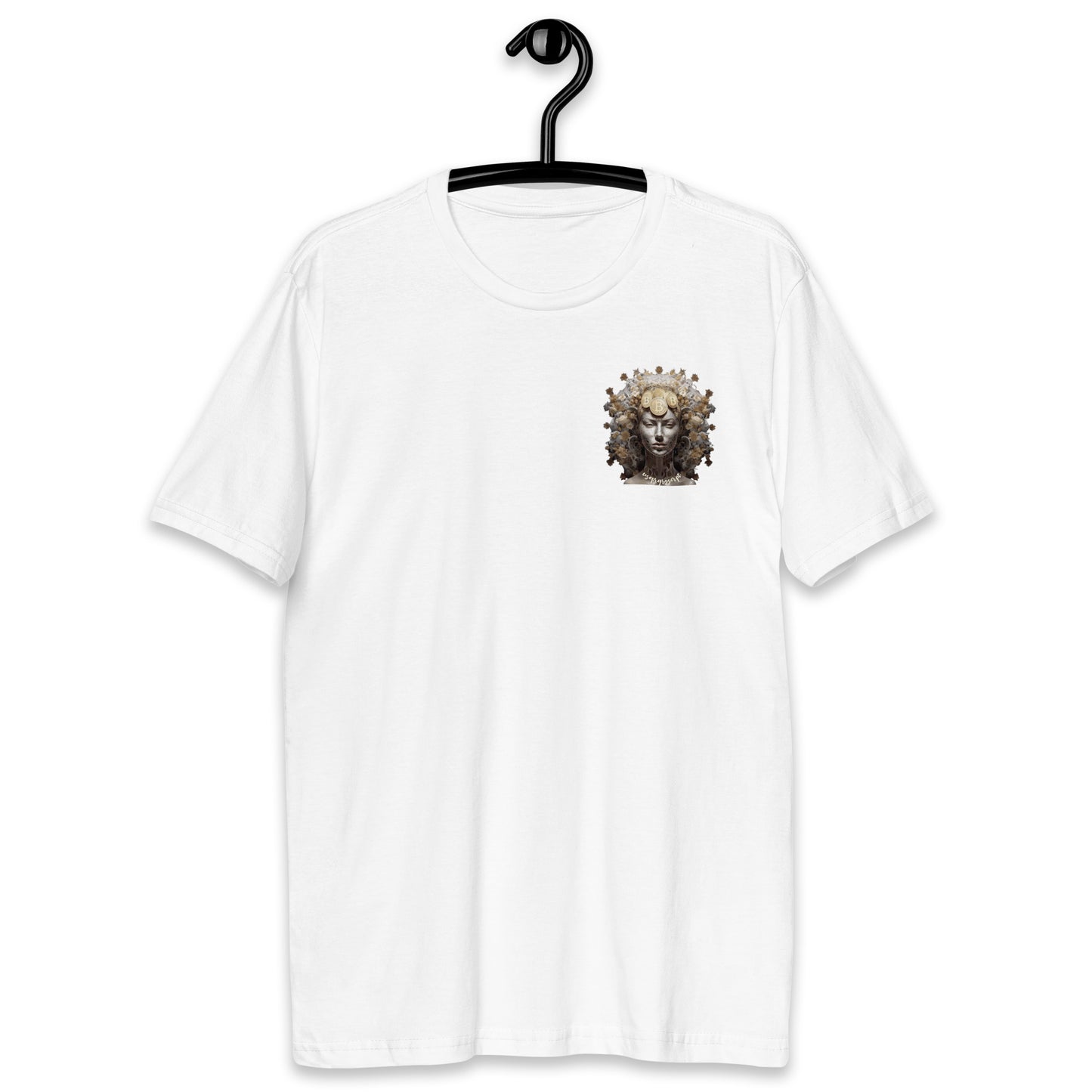 Camiseta use Bitcoin A Deusa das Criptos