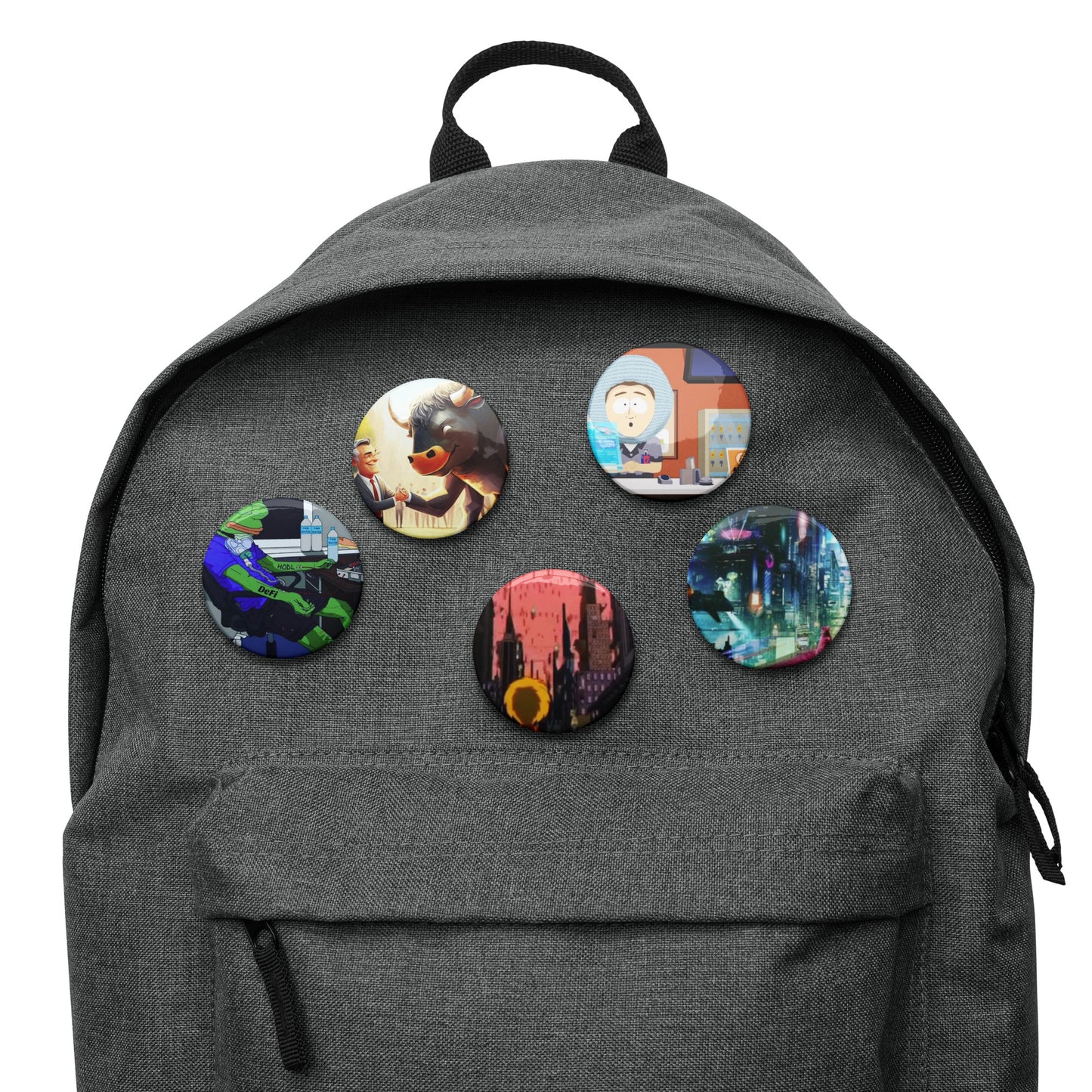 Progressocrypto Button Set