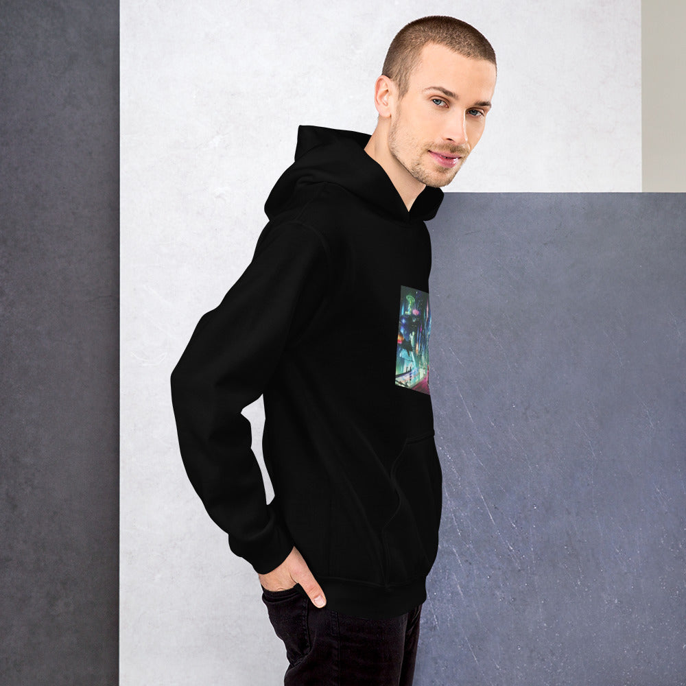Unisex hooded sweatshirt METAVERSO Progressocripto collection