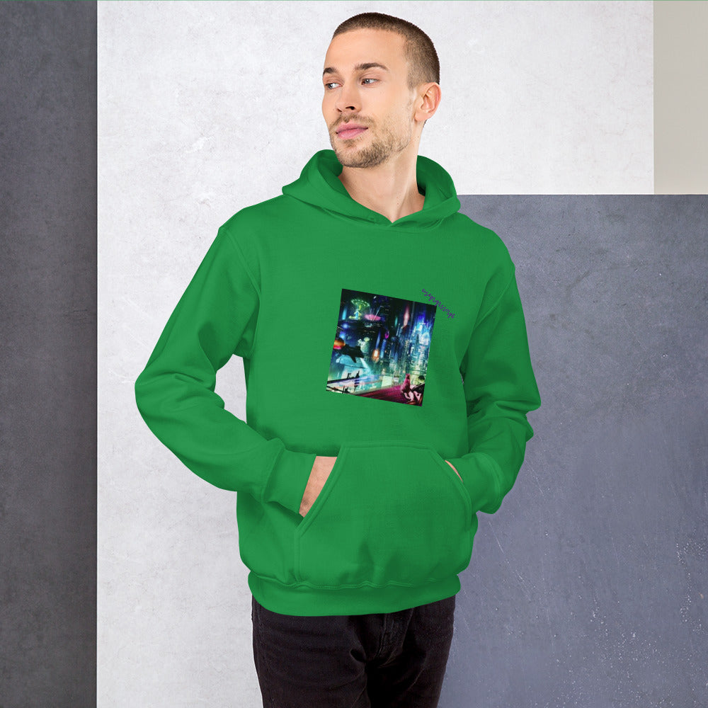 Unisex hooded sweatshirt METAVERSO Progressocripto collection