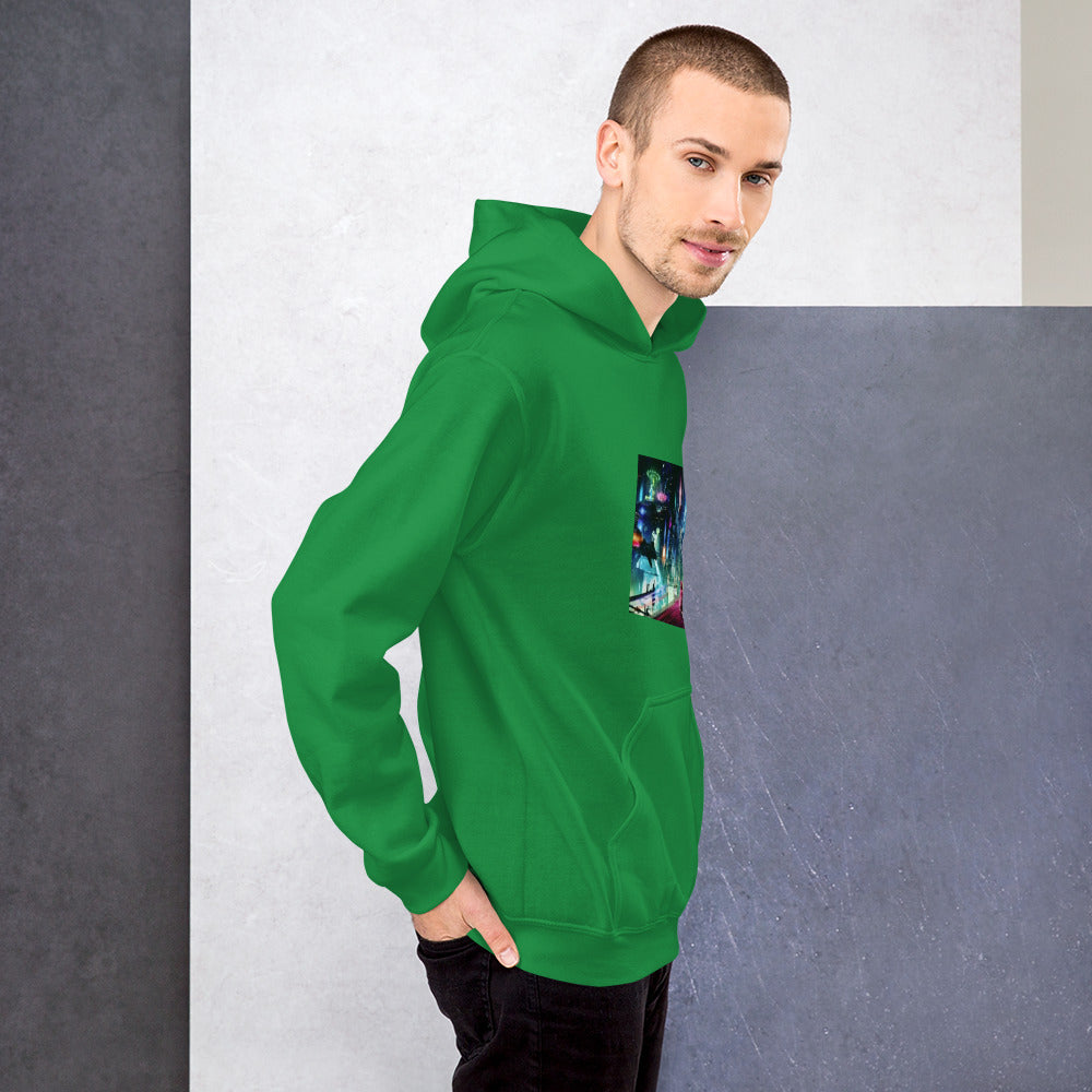 Unisex hooded sweatshirt METAVERSO Progressocripto collection