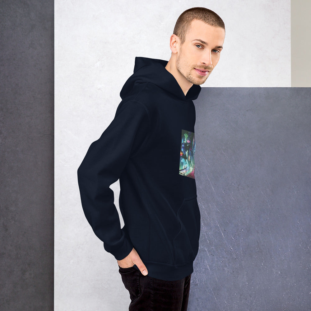 Unisex hooded sweatshirt METAVERSO Progressocripto collection