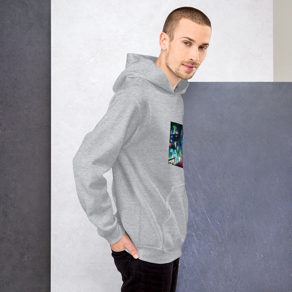 Unisex hooded sweatshirt METAVERSO Progressocripto collection