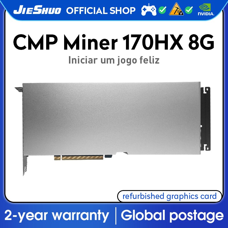 New NVIDIA Graphics 170HX 8gb hbm2e memory 4480cuda core rvn aleo eth etc btc computing power cryto mining ethereum