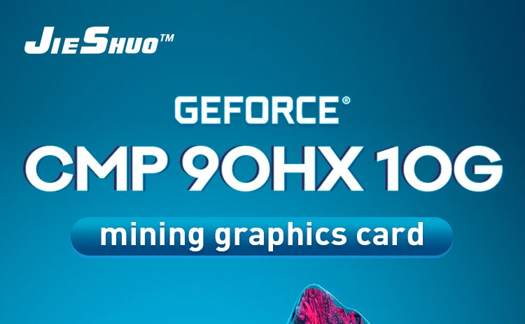 JIESHUO CMP 90hx 10gb placa gráfica de mineração profissional cmp 90hx rvn aleo gpu para eth etc placas gráficas btc mineração gpu