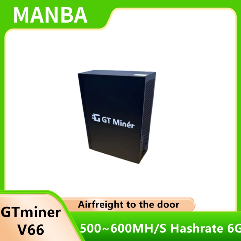 GTminer V66 500~600MH/S Hashrate 6G EtHash Algorithm Server GT Miner ETC ETHW Mining Com Fonte De Alimentação