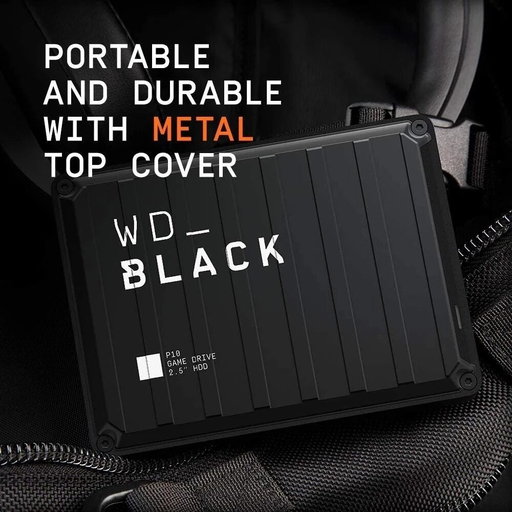 HD Western Digital WD Black P10 5TB 4T 2T Dispositivo Movel Disco Rigido HDD para Mineração (PoH) Chia, PS4, PS5, Xbox One, PC, Mac