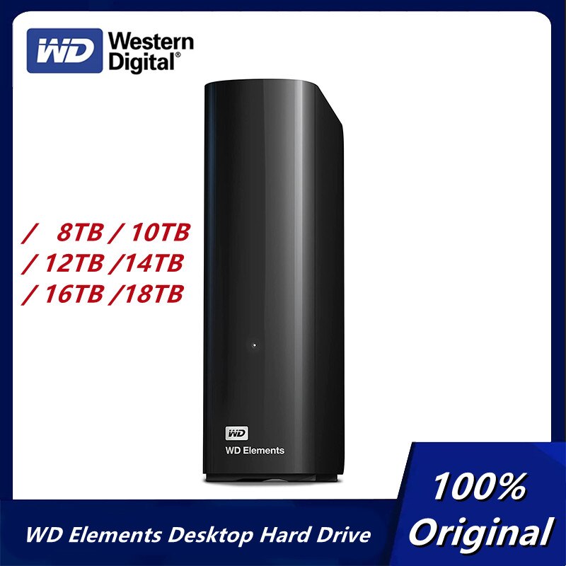  Western Digital 14TB Elements Desktop External Hard