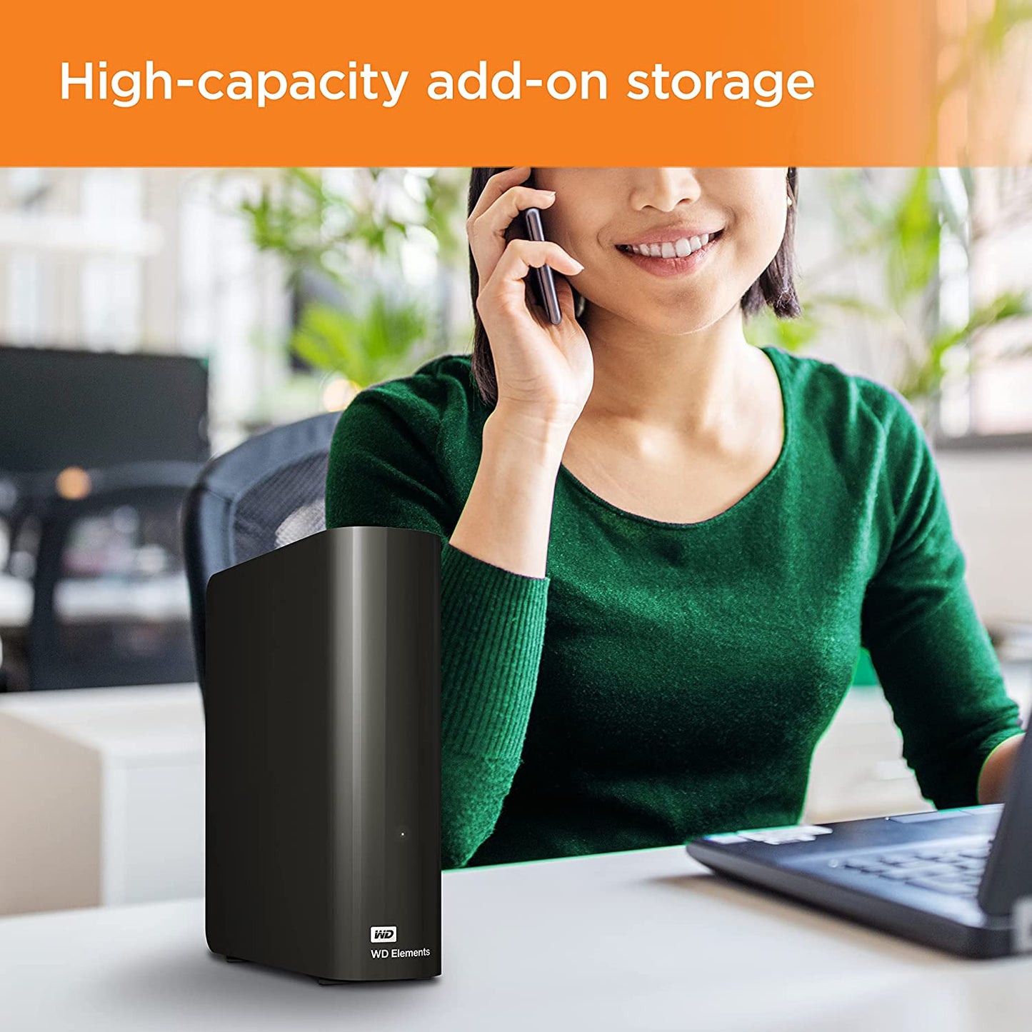 HD Western Digital WD Elements Desktop Disco Rigido 8TB 10TB 12TB 14TB 16TB 18TB USB 3.0 External HDD para Mineração (PoH) CHIA Mac PS4 & Xbox Original