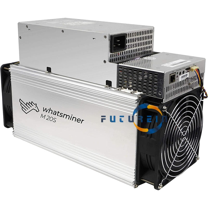 Minerador USADO Whatsminer M20s 68T 70T com fonte de alimentação Minerador mais eficiente M20S M20B M20C SHA-256 Máquina de mineração Bitcoin