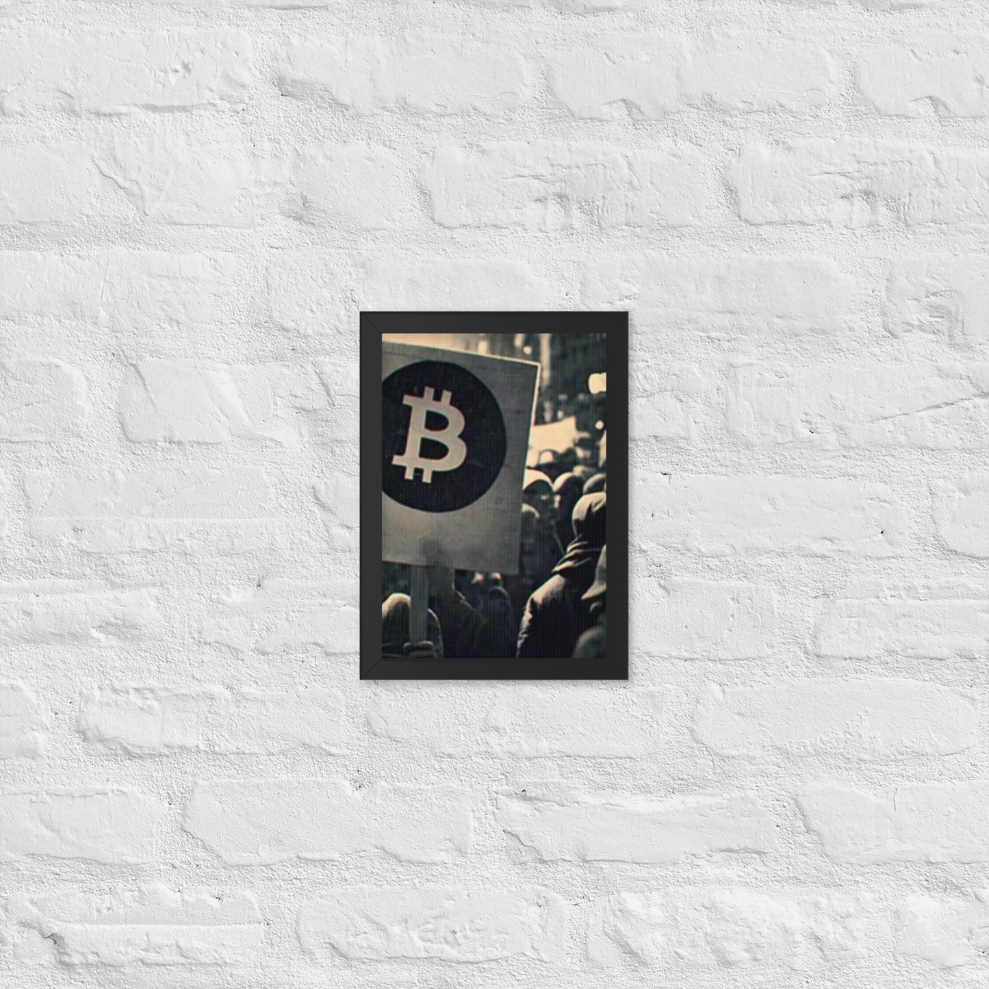 Quadro Bitcoin sobre Liberdade