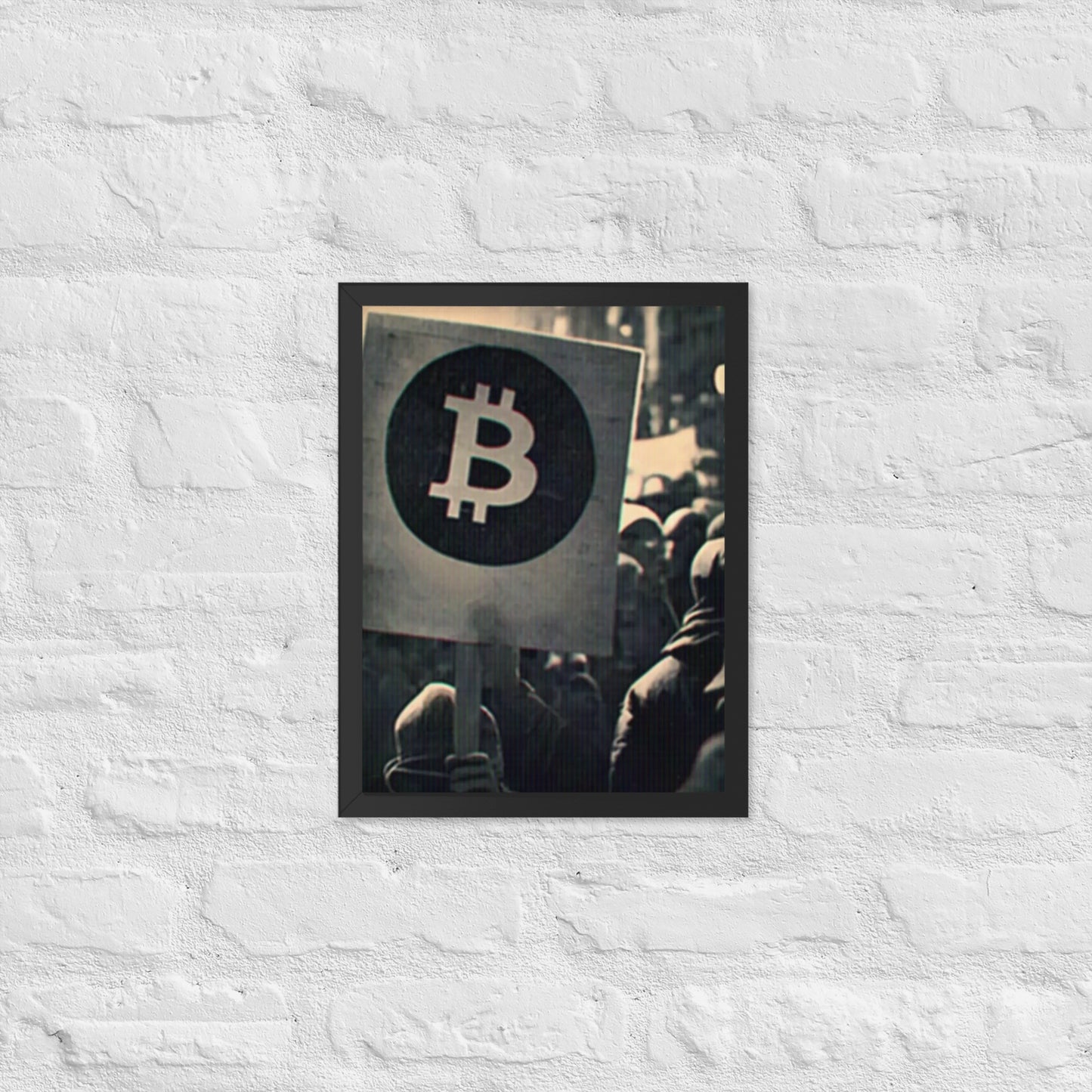 Quadro Bitcoin sobre Liberdade