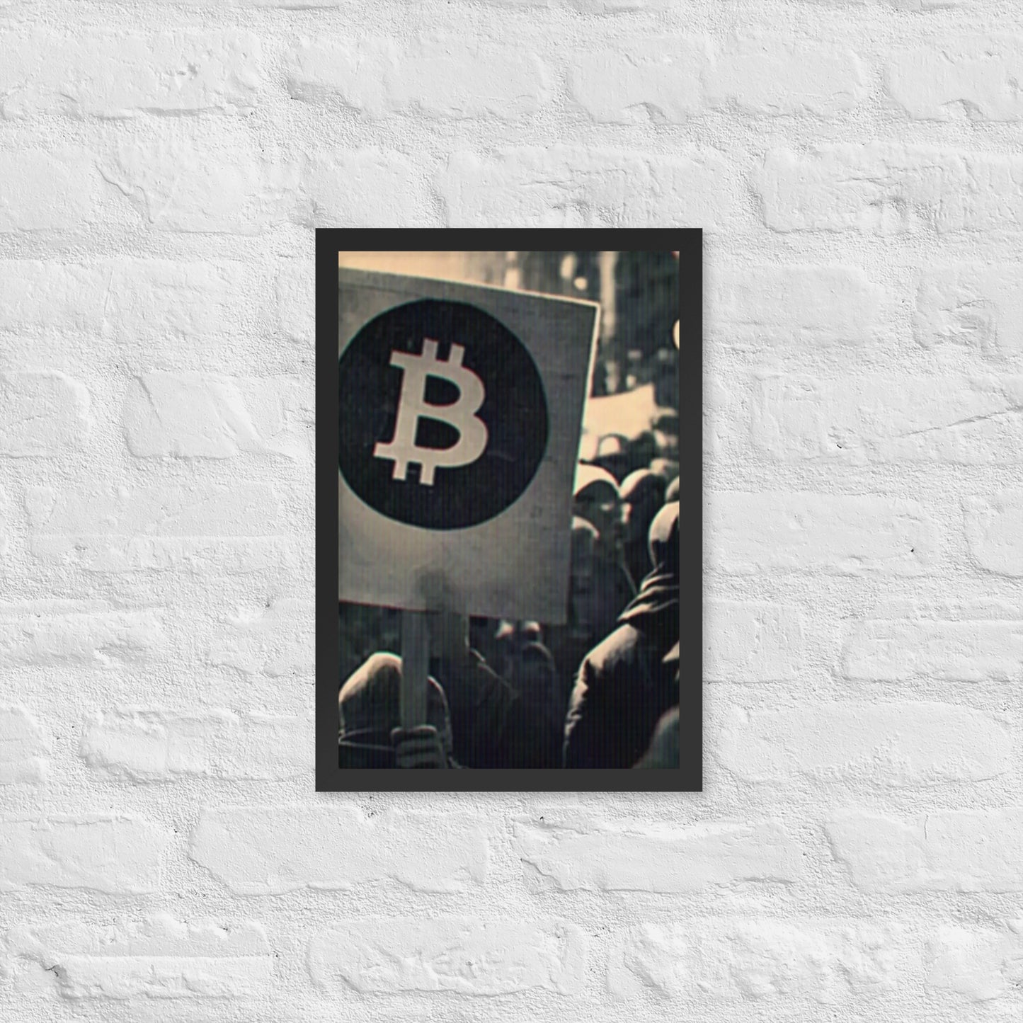 Quadro Bitcoin sobre Liberdade