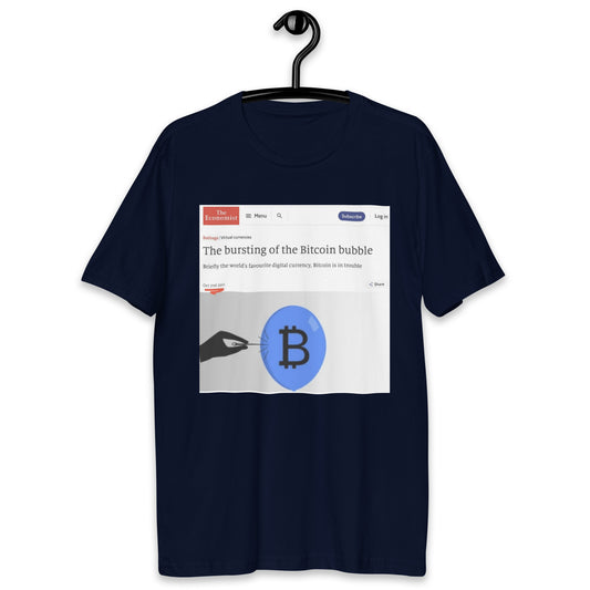 Camiseta A bolha do Bitcoin, a narrativa continuará existindo?