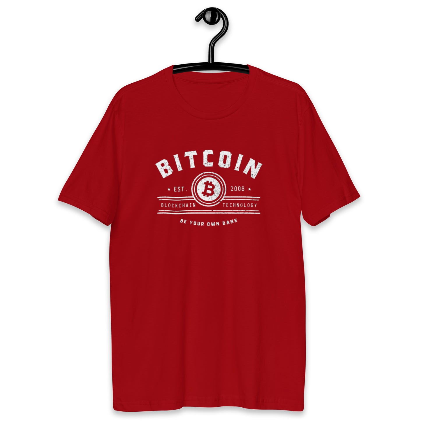 Camiseta Bitcoin seja seu próprio banco