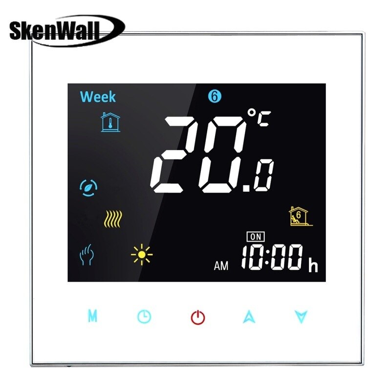 Termostato de Inteligente sala de aquecimento digital com sensor, exibição de temperatura / hora / semana / calor