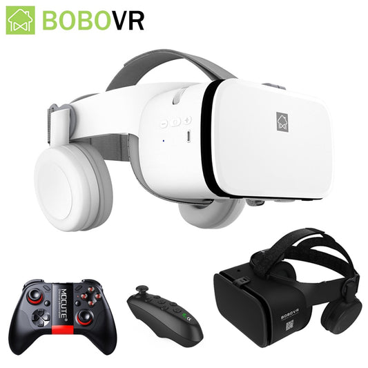 3D VR Glasses Virtual Reality Z6 Bluetooth Helmet Headset For Smartphone Smartphone VR Glasses 