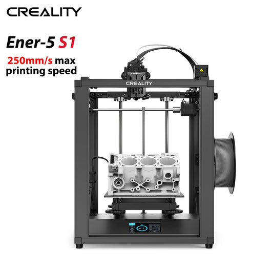 CREALITY 3D Ender-5 S1 3D Printer 3D Printer 250mm/s Fast Print Sprite Double Gear Direct Extruder Auto Leveling 220x220x280mm 